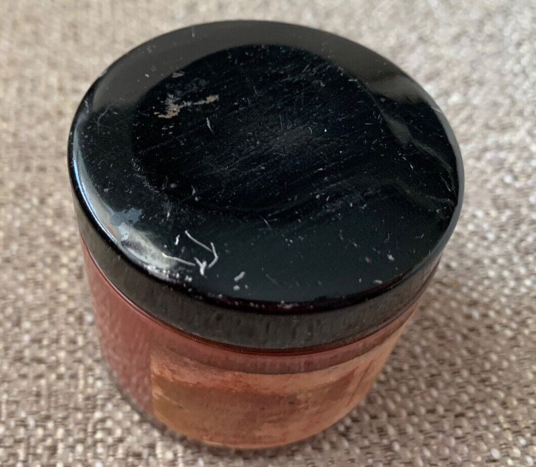 Antique Crafting Negative Opaque Photography/Artist Chemical Bottle Jar RARE
