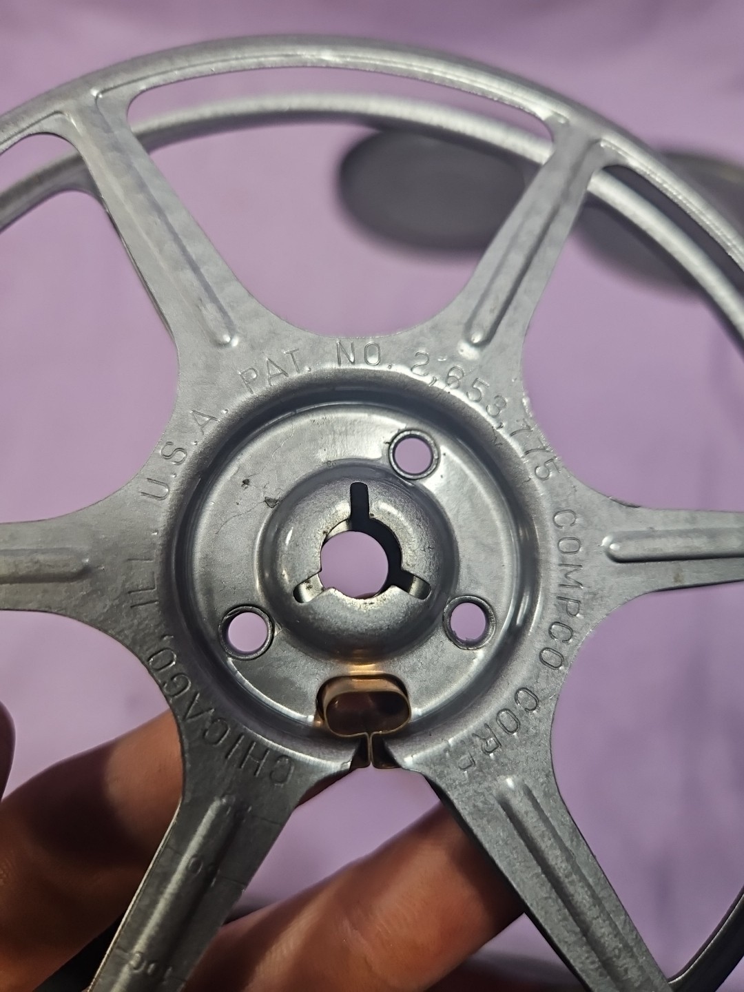 Vintage Original Compco 8mm / 200ft Film Reel Storage