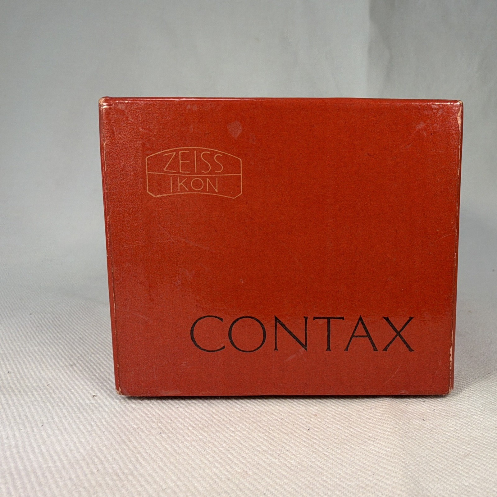 ZEISS IKON Contax Camera Box with Guarantee Card, For Contax