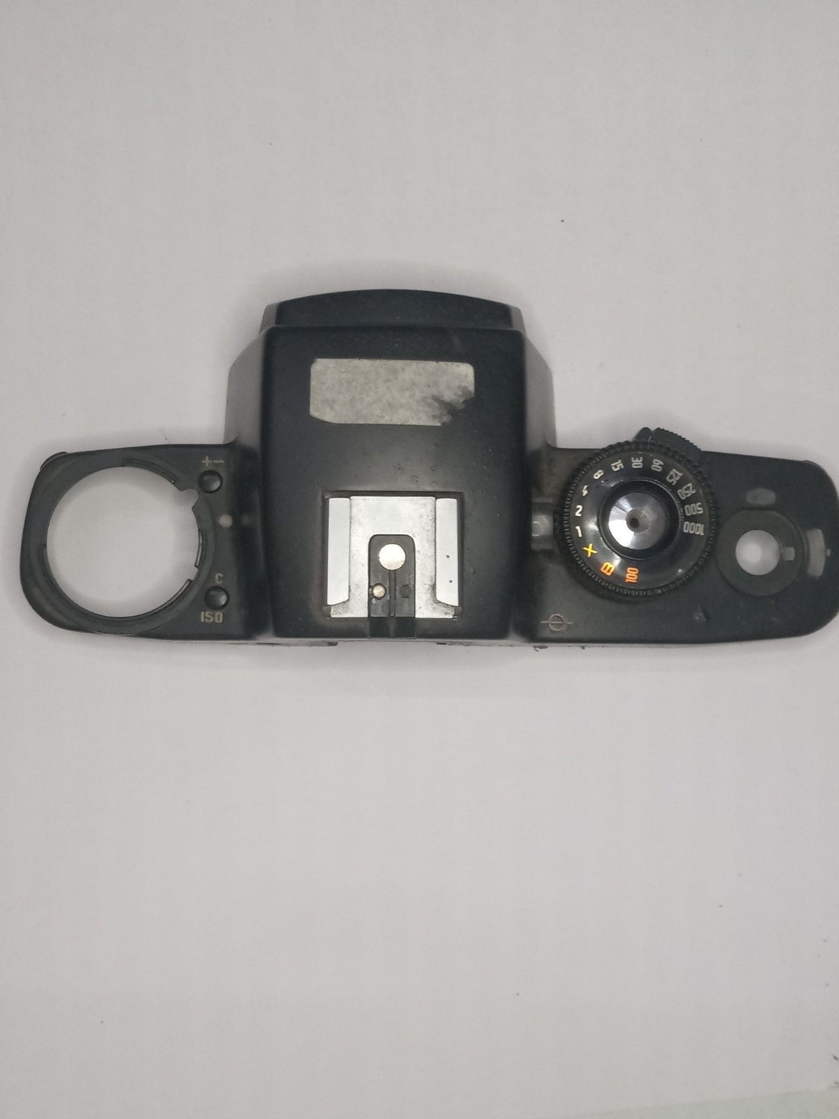Leica R 4 Film SLR Camera Black Top Plate, Original Spare Part