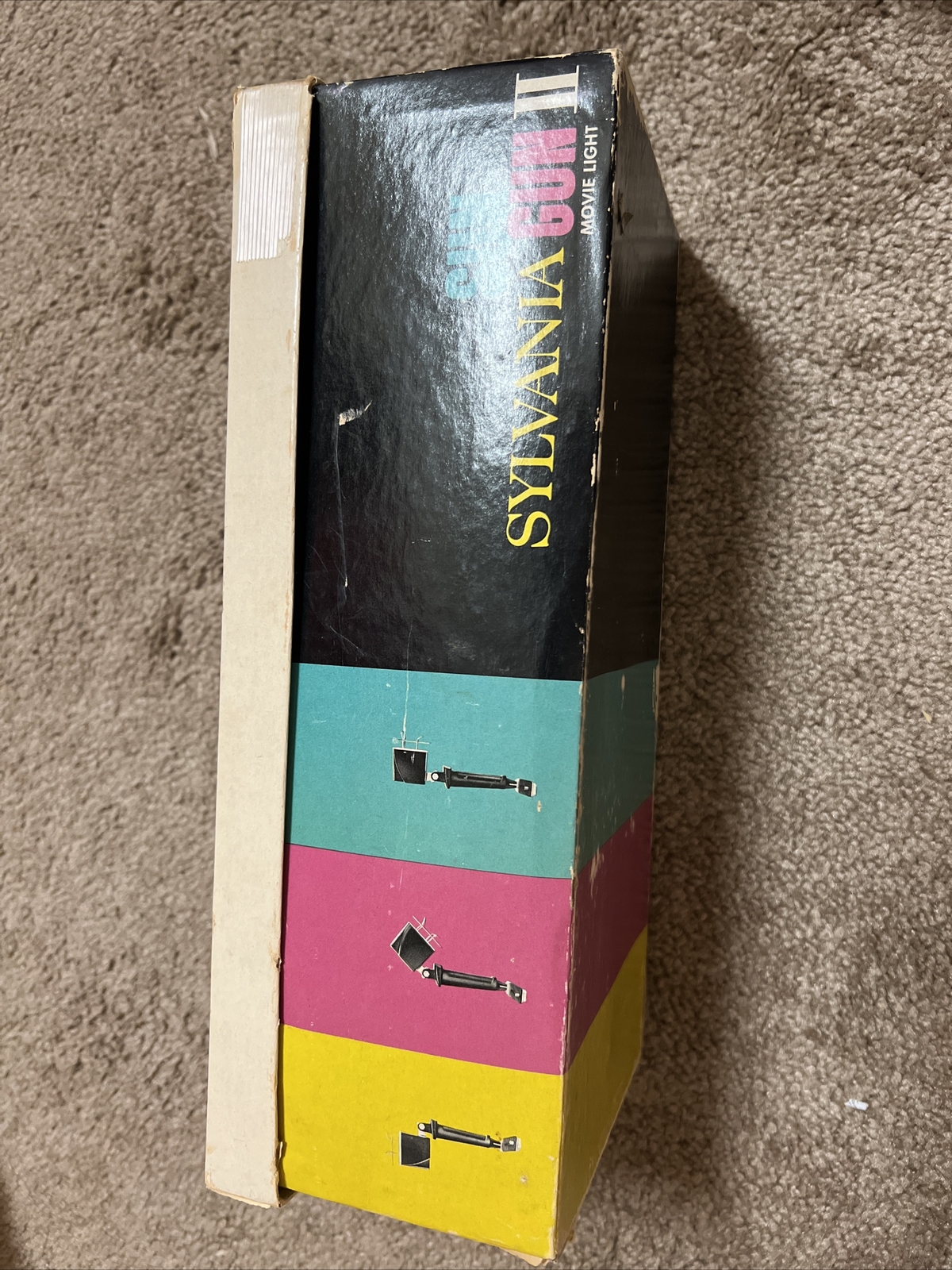 Sun Gun 2 Sylvania movie light Model SG-55 In box with manual