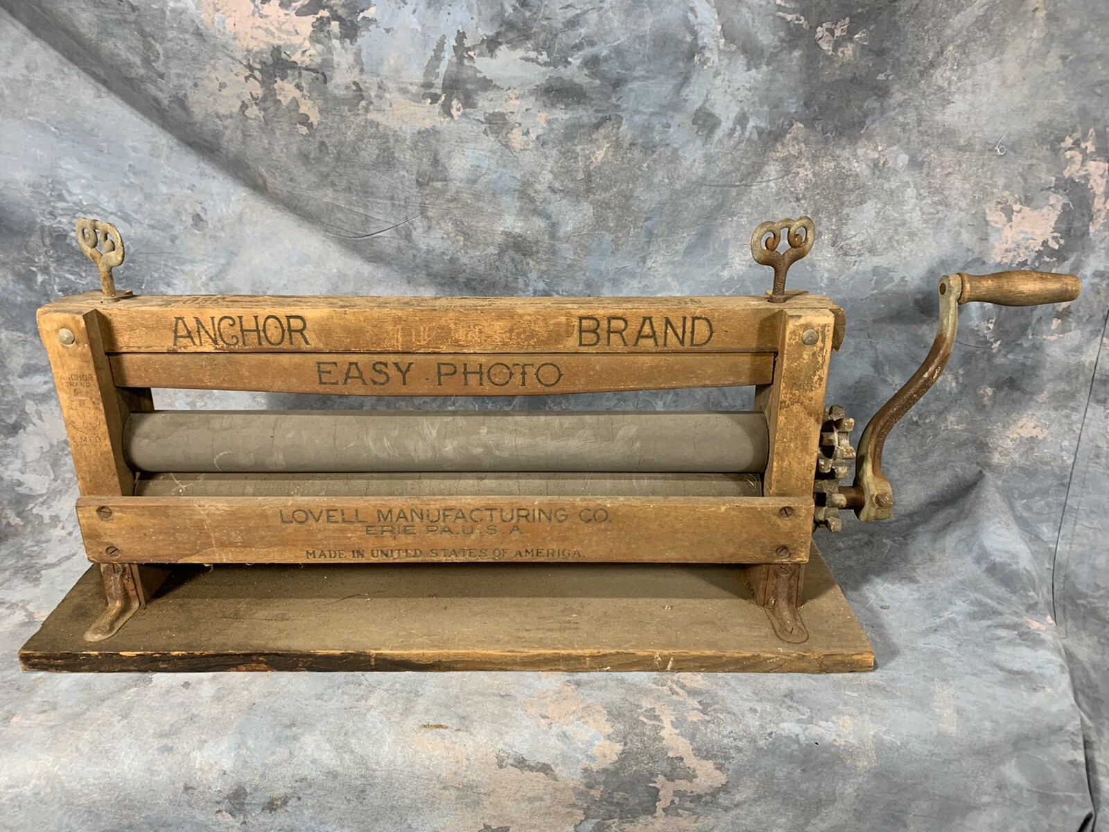 Anchor Brand Antique Easy Photo Print Wringer Lovell Manufacturing Co.