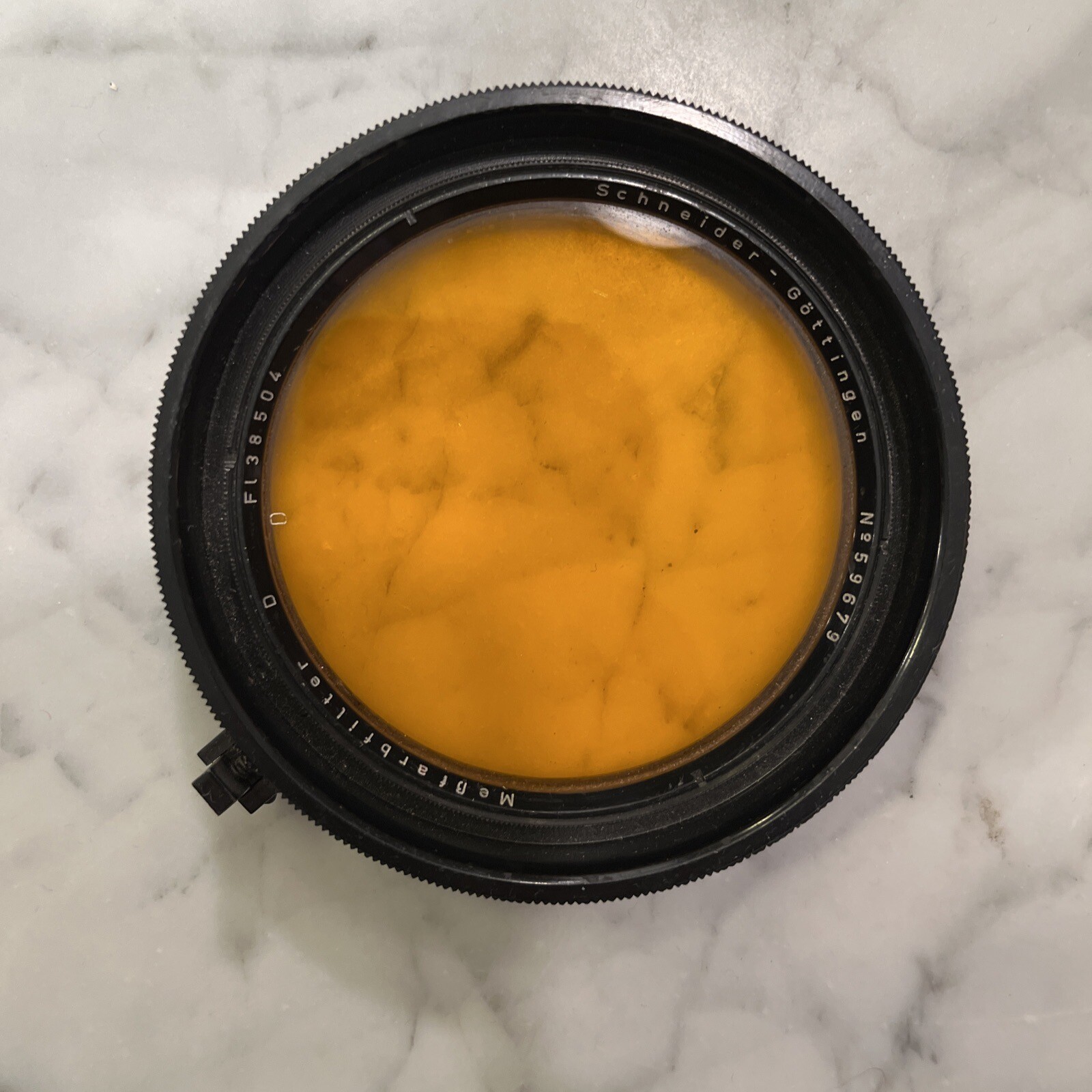 Schneider Gottingen Camera Filter – Messfarbfilter D – Orange Tint – FI 38504