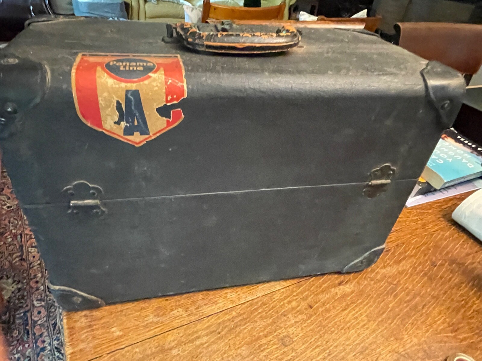 Vintage Field /Travel hard Leather Photography case late thirties