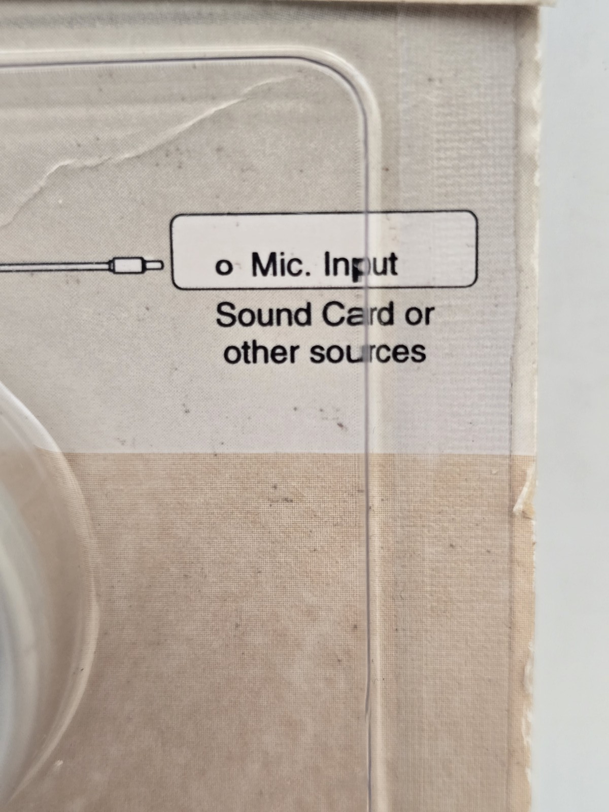 Vintage Labtec AM-32 Deluxe Multimedia Microphone NOS OEM Y2K Cam Accessory