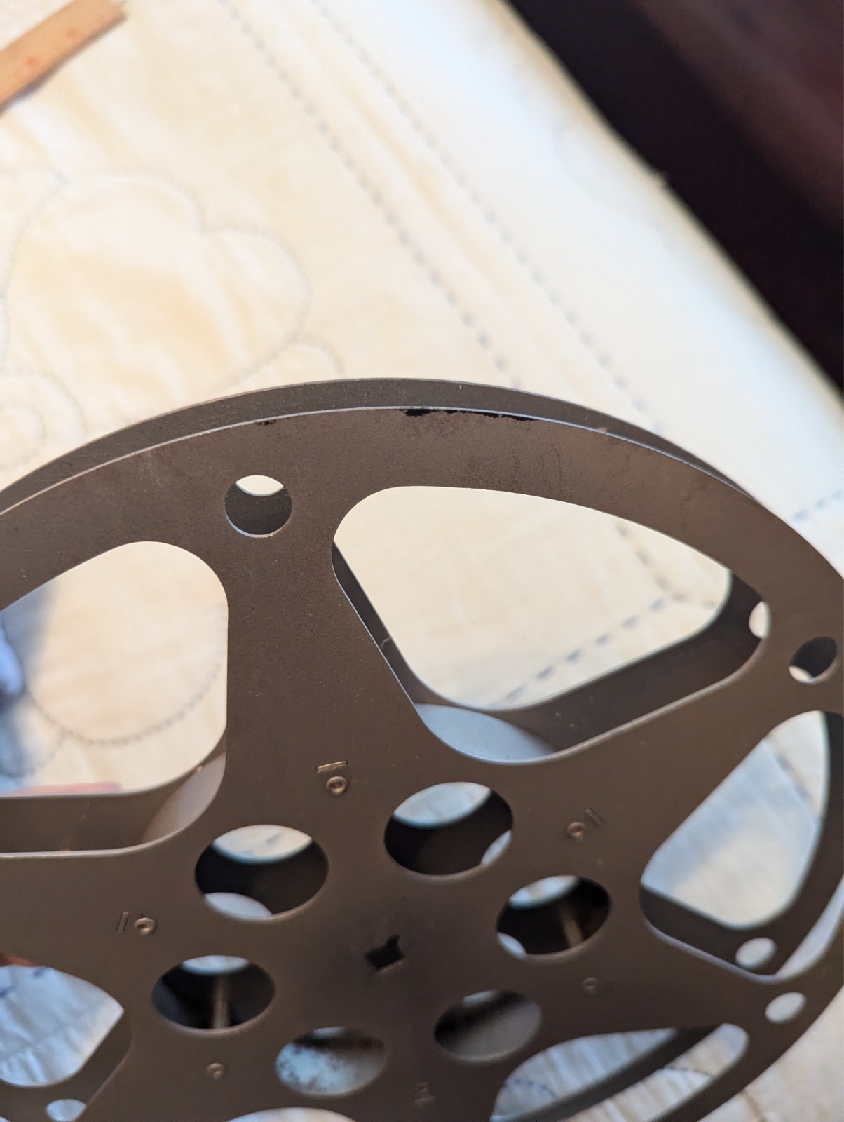 SCHERER 800′ 16MM FILM REEL 800ft cap – Made In USA – See Video