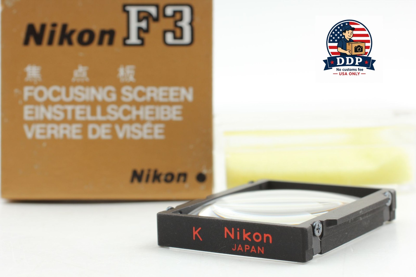 [Unused] Nikon F3 Focusing Screen Type K Matte Microprism For F3 HP From JAPAN