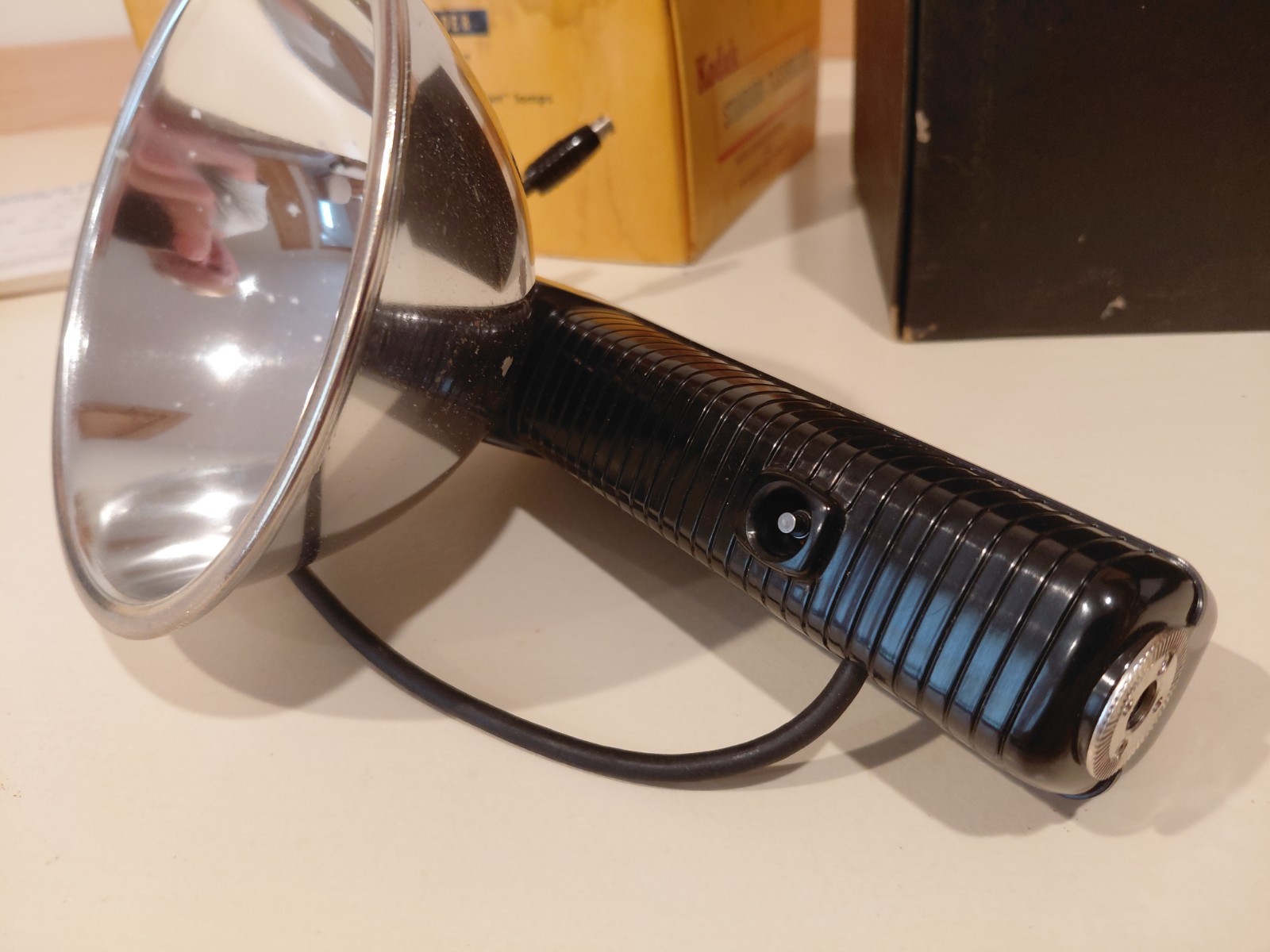 Kodak 1952 Model 720/721 Standard Flash Holder Set Complete (tricolor & 2-way g