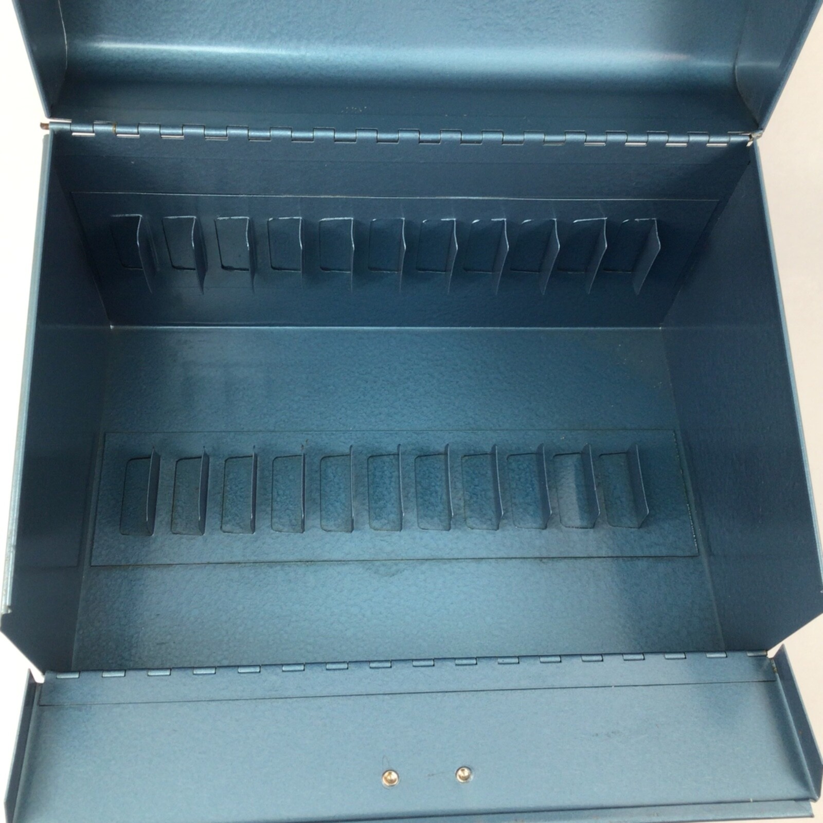 Vintage Metal Storage Box for 12 8mm Movie Reels Chest Box Storage