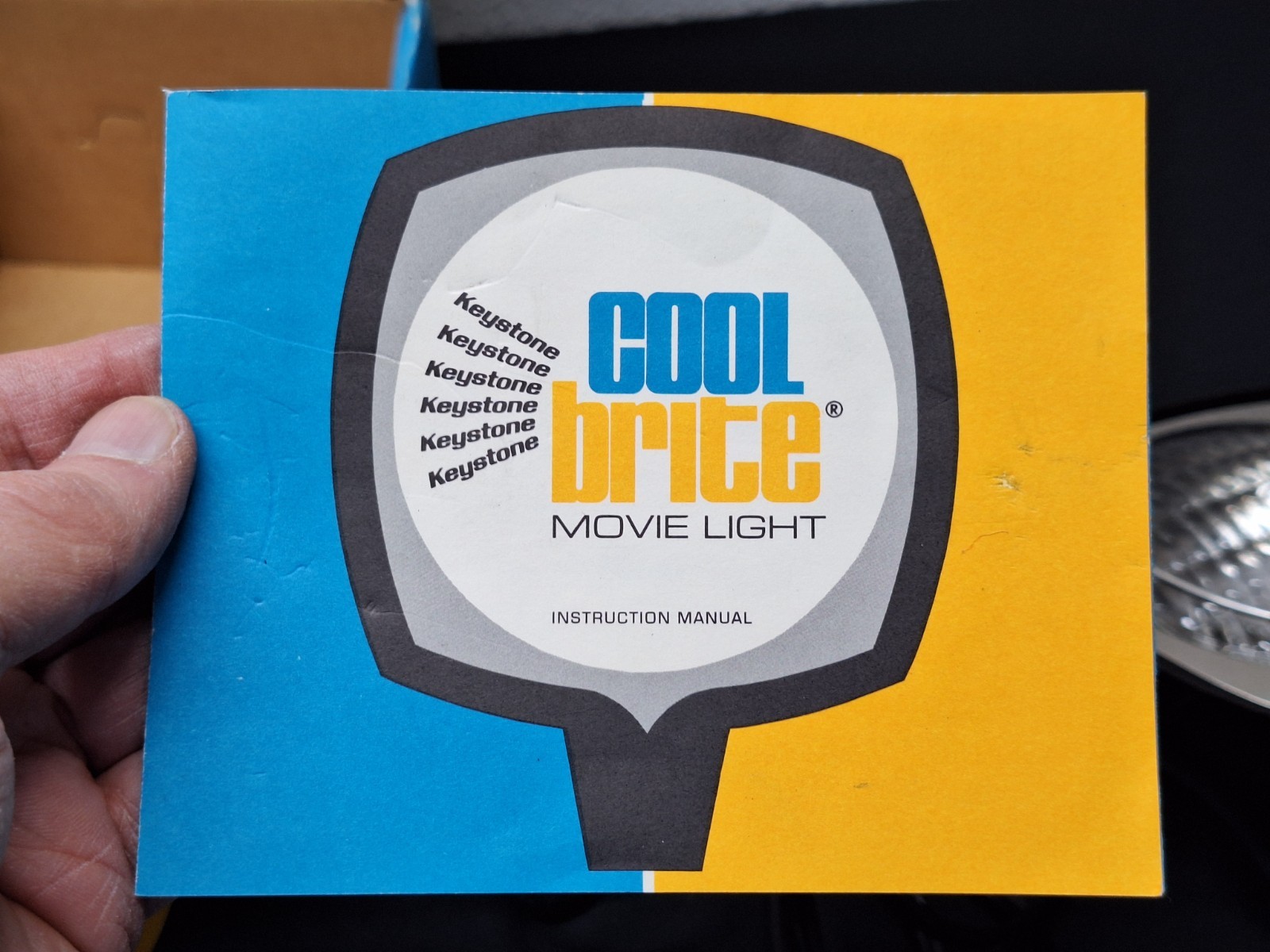 Vtg KEYSTONE COOL BRITE MOVIE LIGHT USA for all SUPER 8 MOVIE CAMERAS