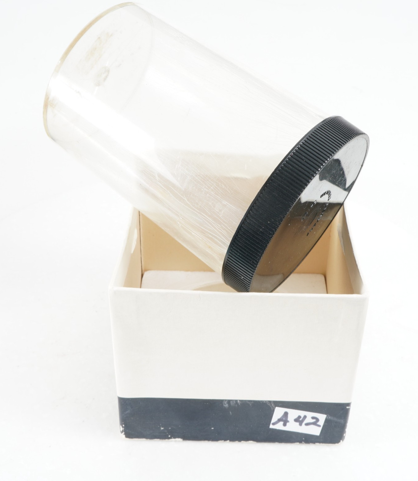 -GENUINE LEICA LEICAFLEX 11230 MACRO-ELMAR 100mm f/4 LENS BOX WITH LENS BUBBLE