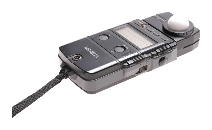 Minolta IV electronic flash meter used cased light exposure meter