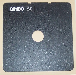 New Cambo C7 Lens Board 6.375 x 6.375 w/ 1.057 Dia Hole