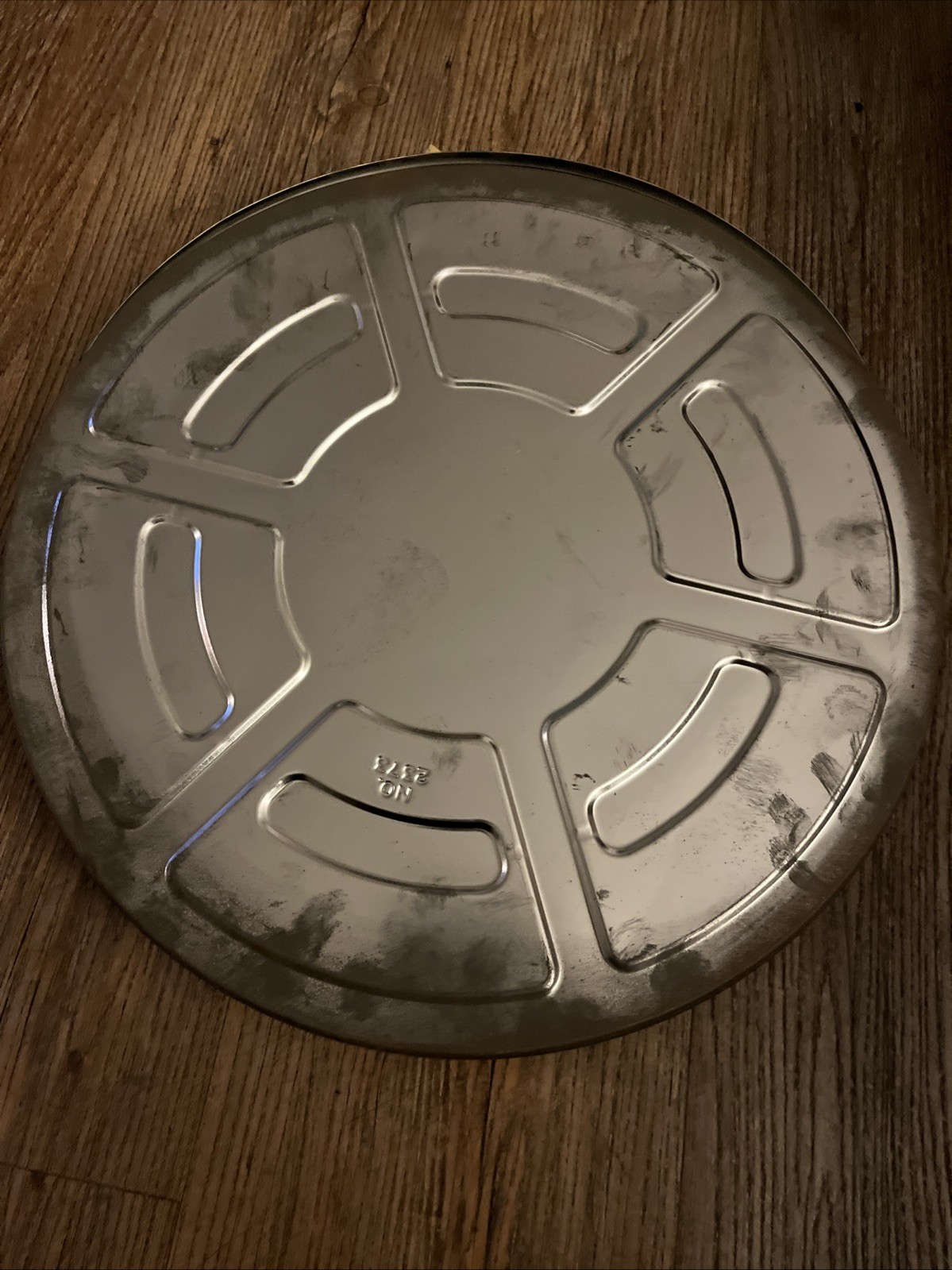 Large 15″ X 1 3/4” Vintage Tin Can Canister 35mm Film Rare 2000ft