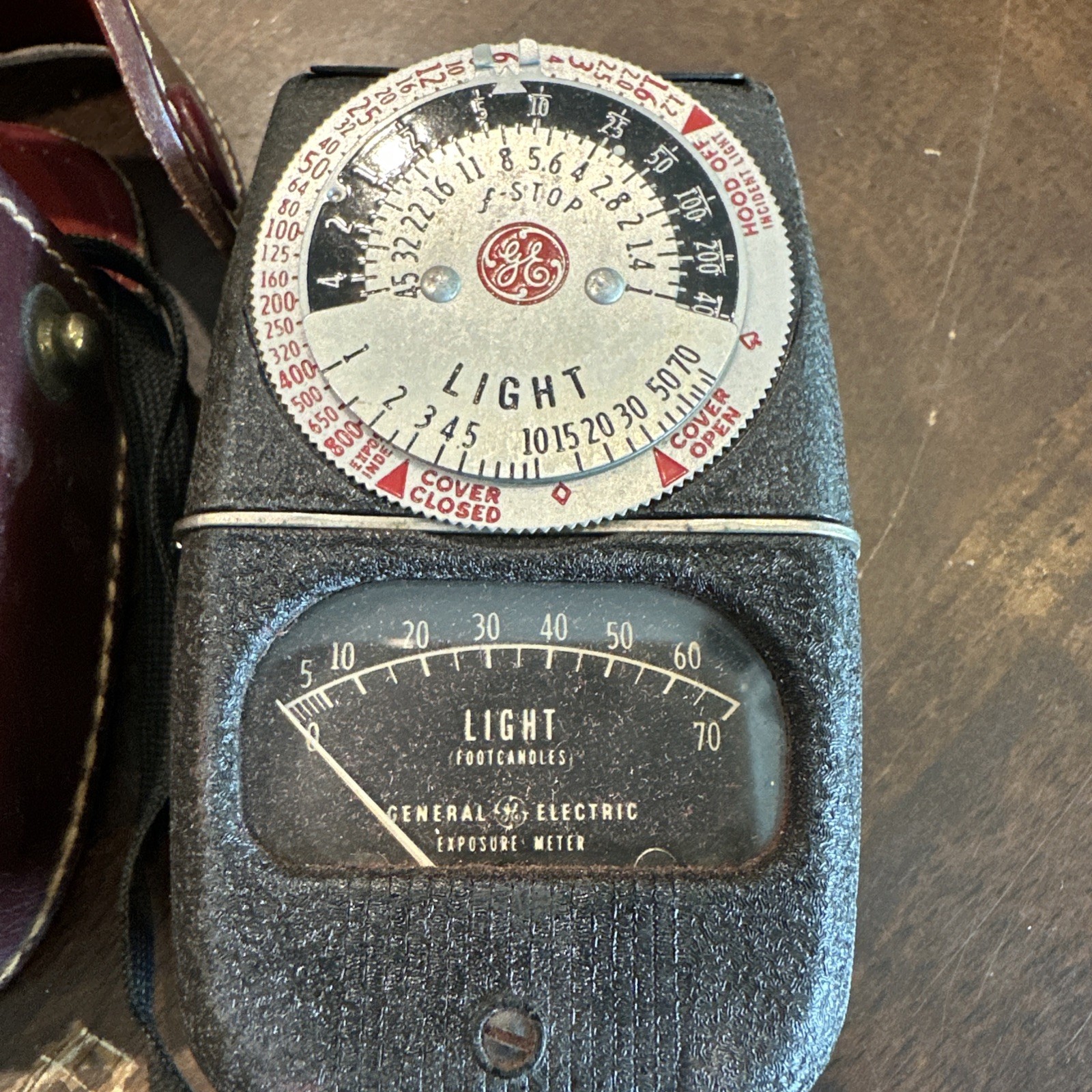 Film General Electric (GE) Light Values exposure meter Old fashioned Vintage