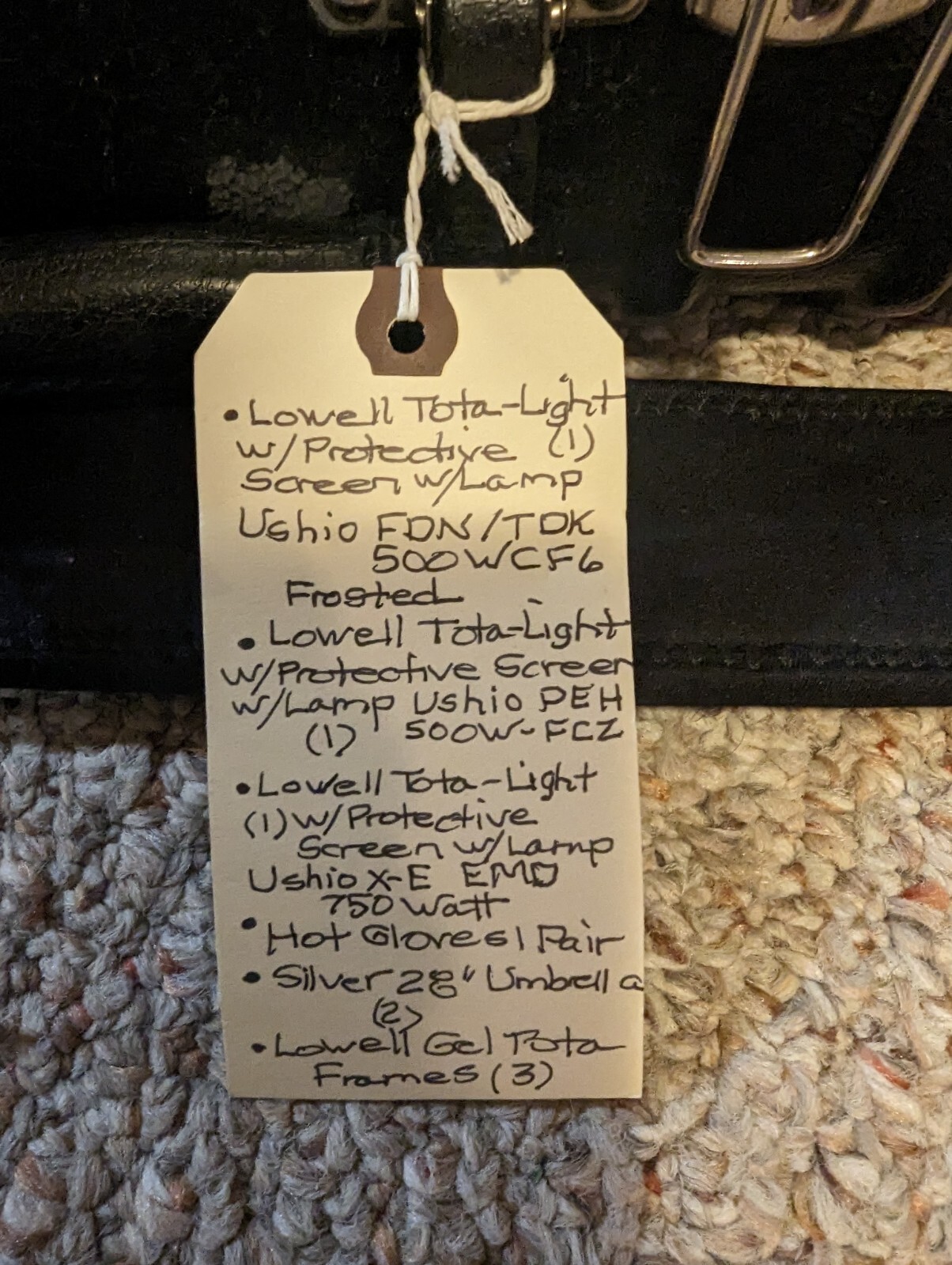 WOW…Lowell /Smith Victor Master Lighting Set