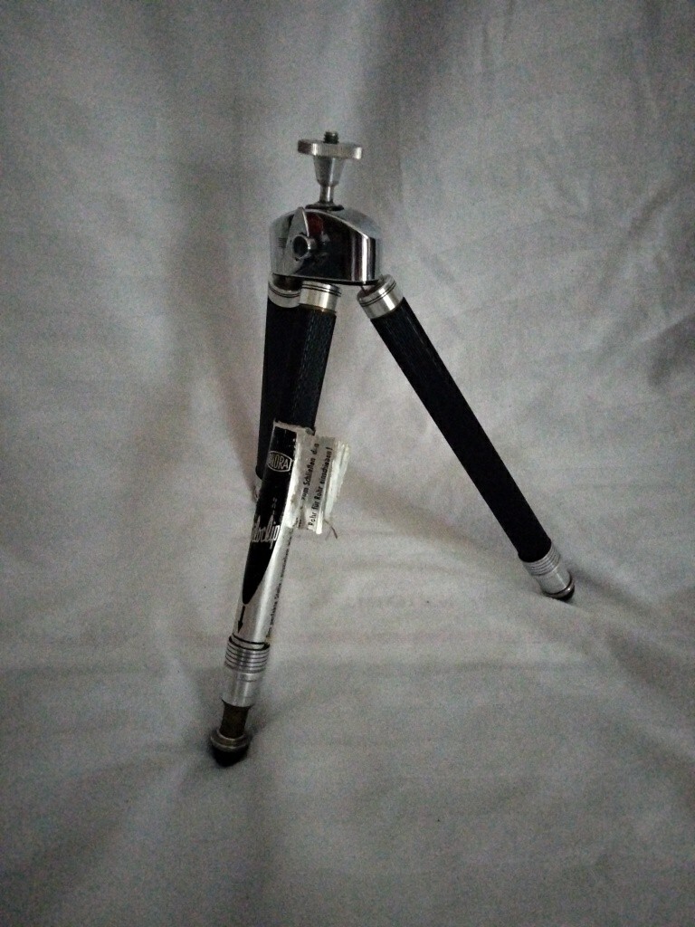 Vintage Bilora Telescoping Metal Tripod