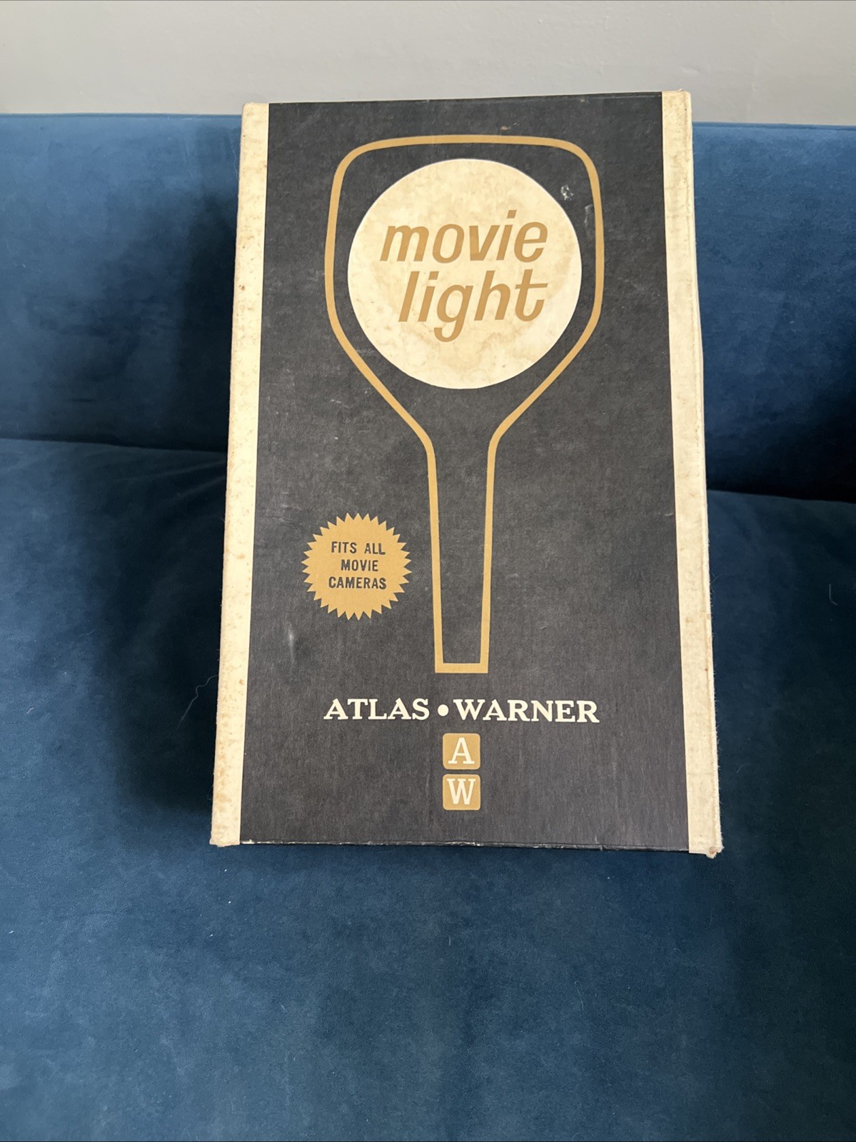 Vintage Atlas Warner 650W Movie Light #1210 in Original Box
