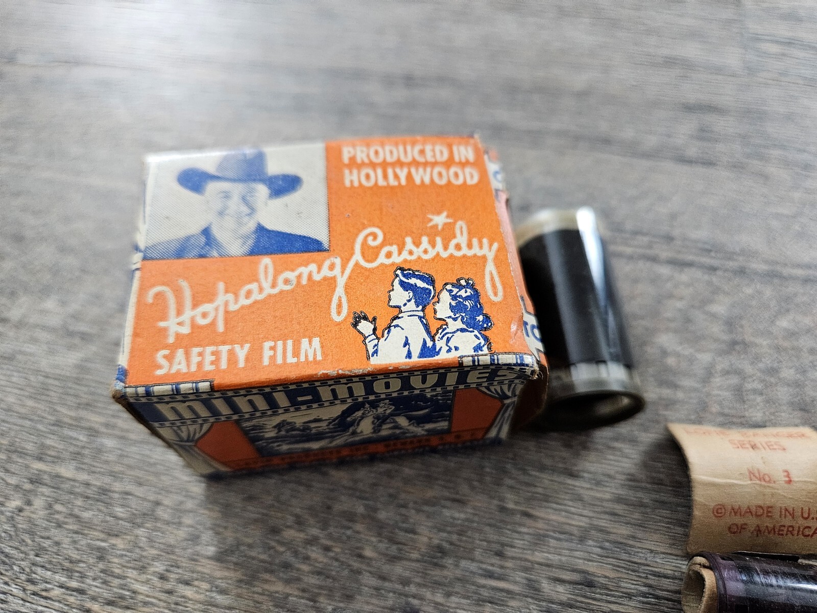 Vintage Acme Film Viewer Mini Movies Hopalong Cassidy Safety LONE RANGER Series