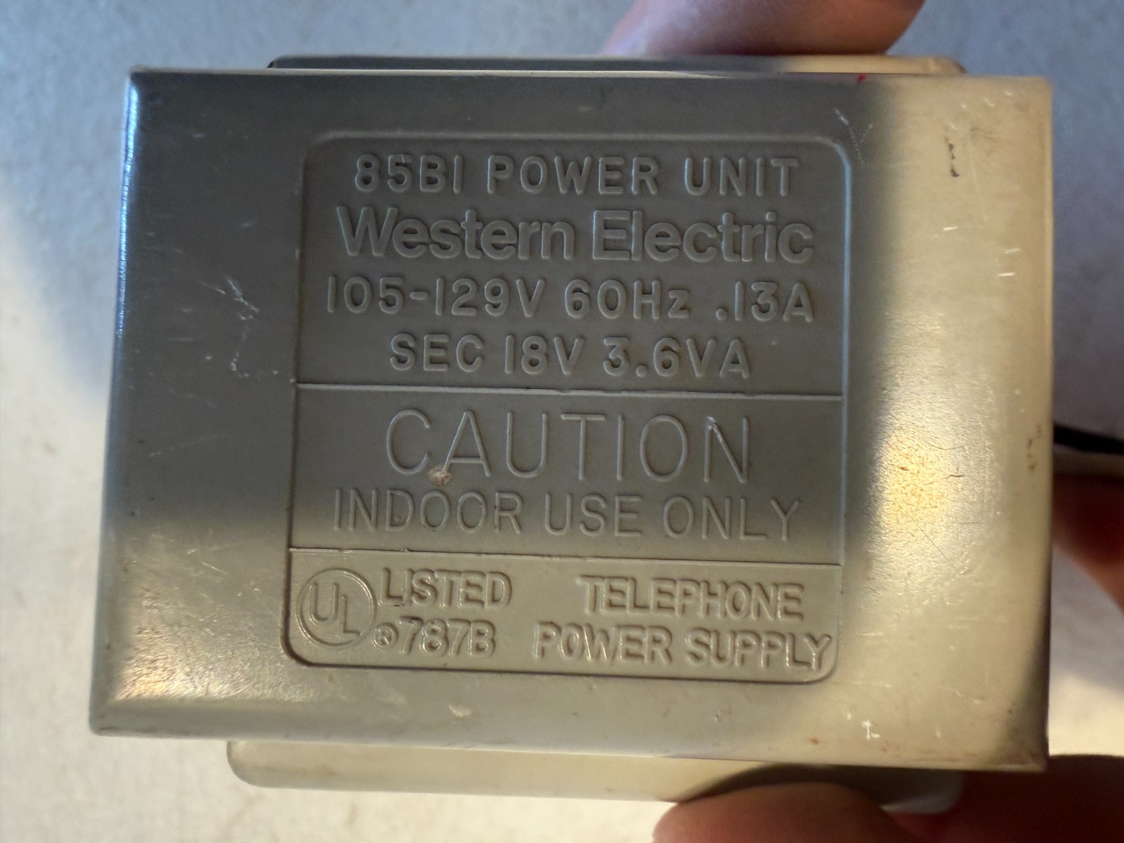 Western Electric 85B1 Power Unit Audio Speaker Terminal Interface Box