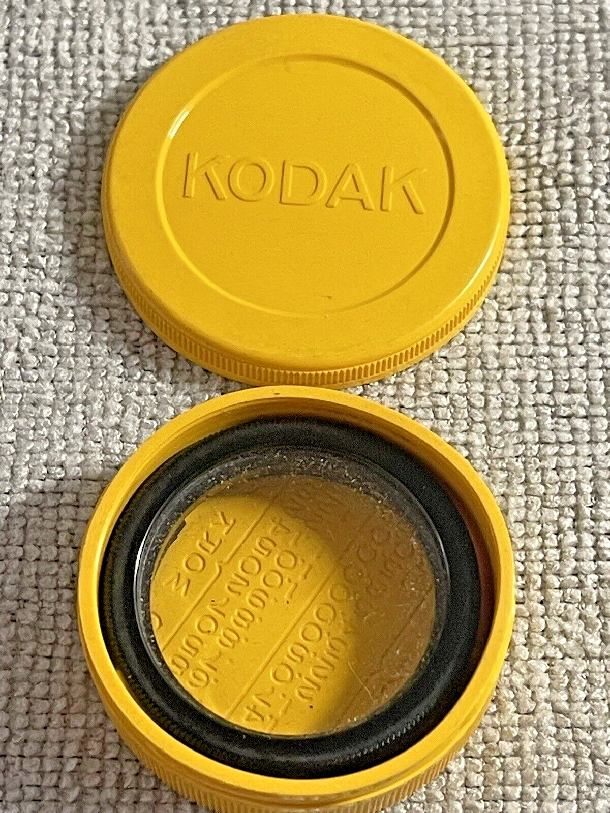 Vintage Eastman Kodak Portrait Attachment Lens No. 7A & Yellow Lens – set of 2