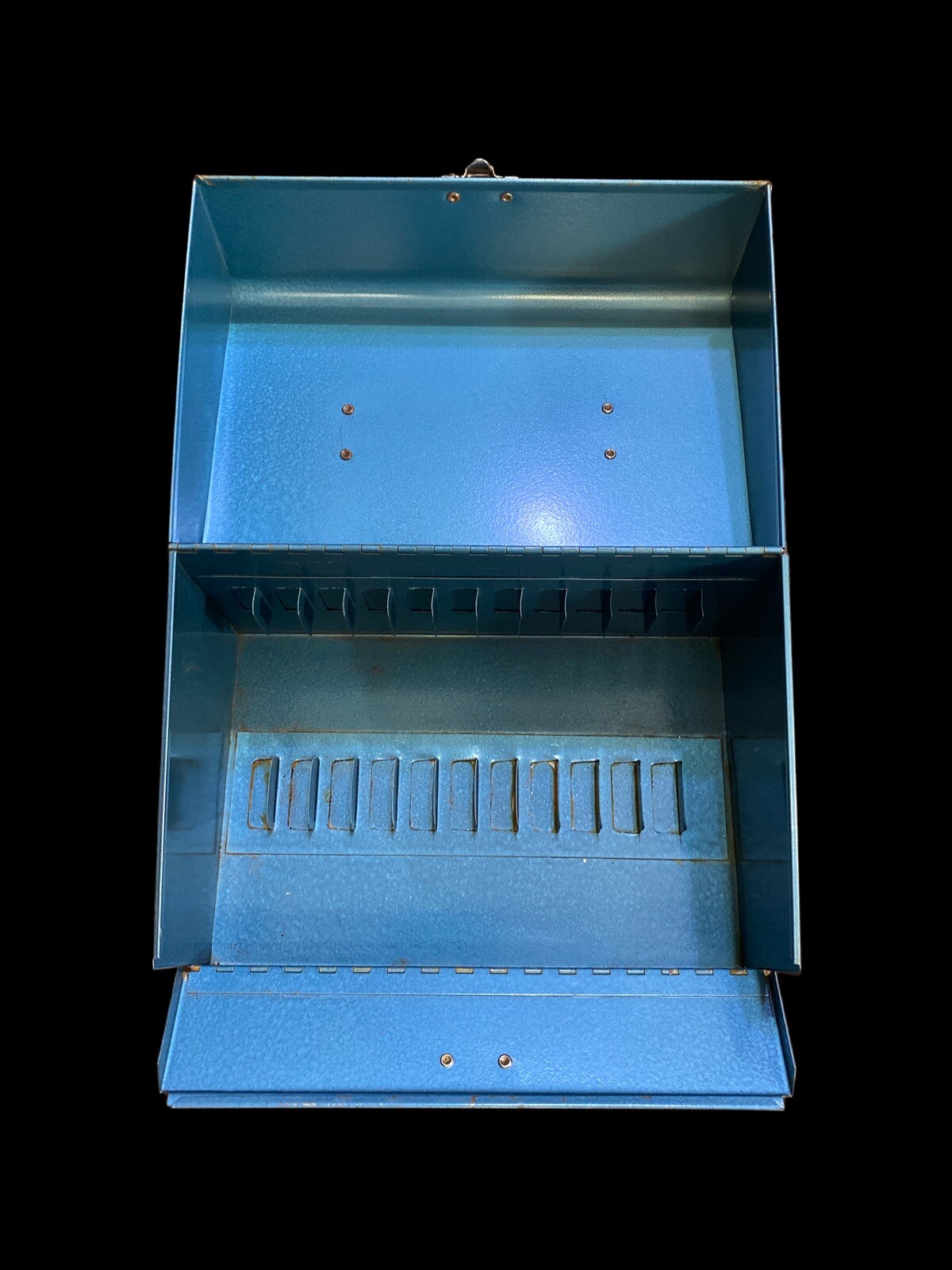 8mm Reels & Storage Case SCHERER CO USA 6 Metal Reels ~Cams ~ 12 Slot Case Vint