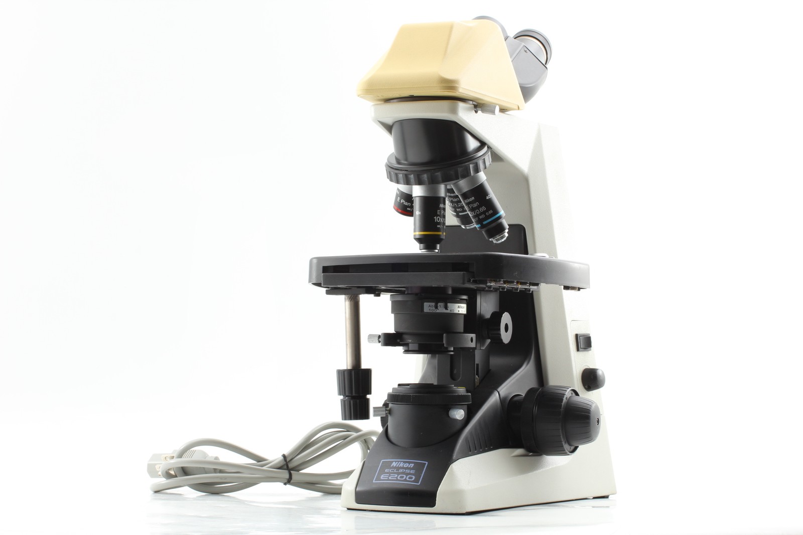 [MINT] Nikon Eclipse E200 Microscope E Plan 4x 10x 40x 100x Oil lens From Japan