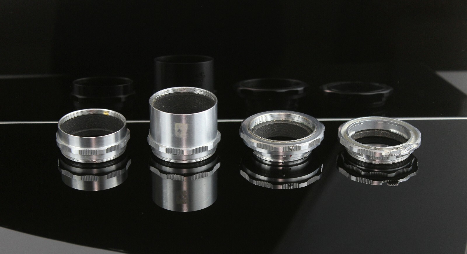 Ihagee Dresden Exakta M40 Macro Extension Tube Set 4 Rings Germany