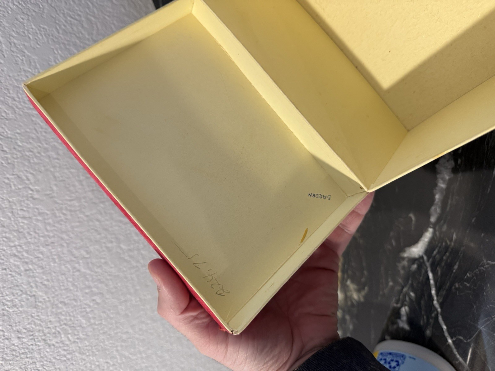 Leica M3 Red Suede Camera Box (7″x5″x4″) Leitz GMBH Wetzler Germany
