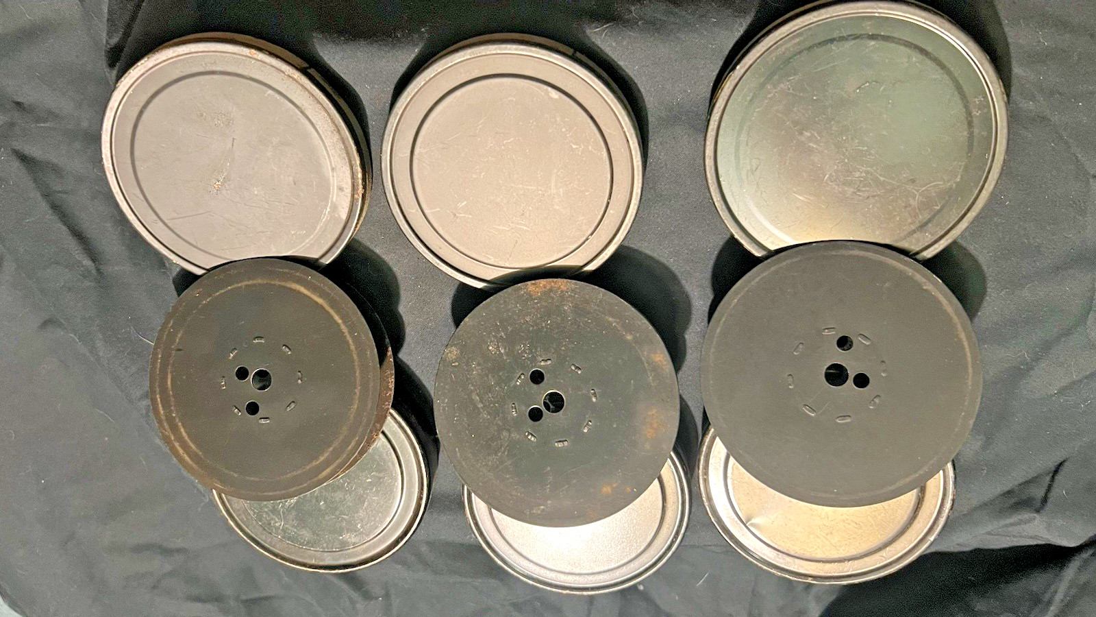 100′ 16 mm reels and cans