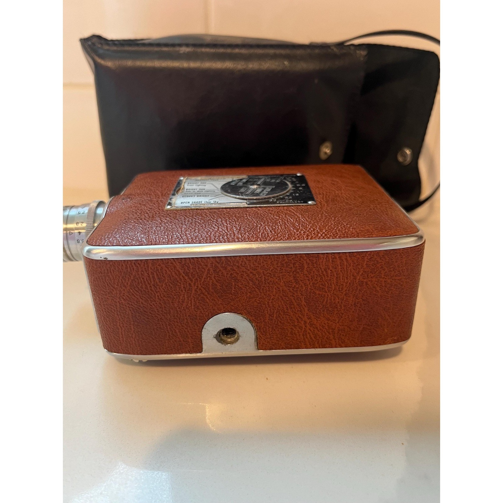 Vtg Movie Camera 8mm Keystone K-41 Bel Air 82515 Magazine 8 Leather Body Case