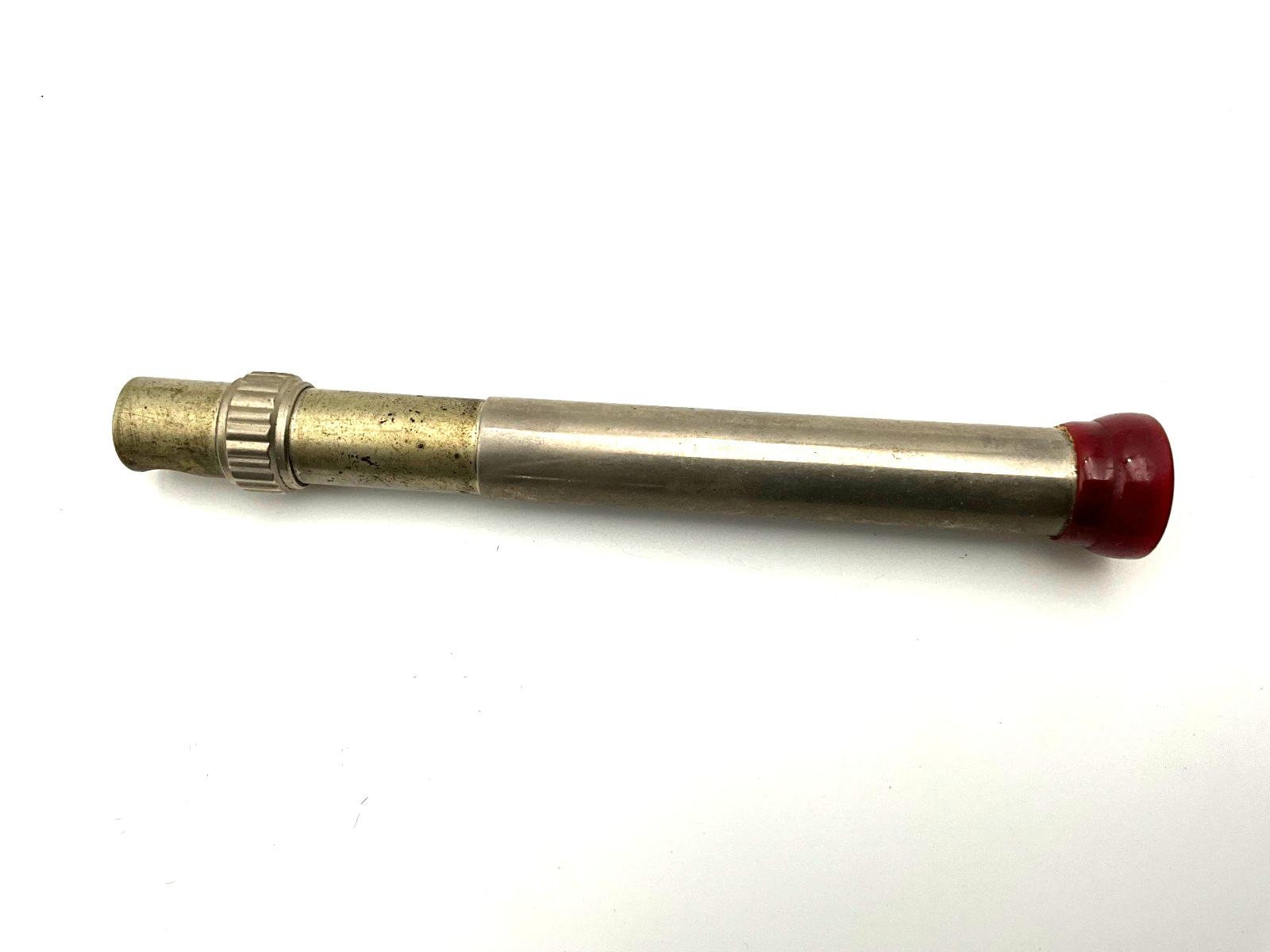 Vintage “Mikrobor” pocket inspection microscope 40×–60× metal field loupe viewer