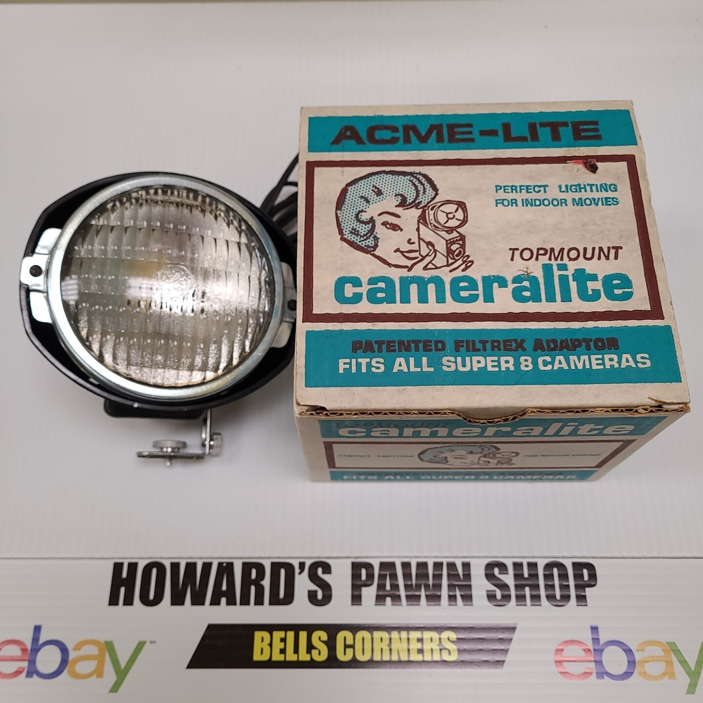 Acme Lite Cameralite Model 96 For Super 8 Cameras With Original Box
