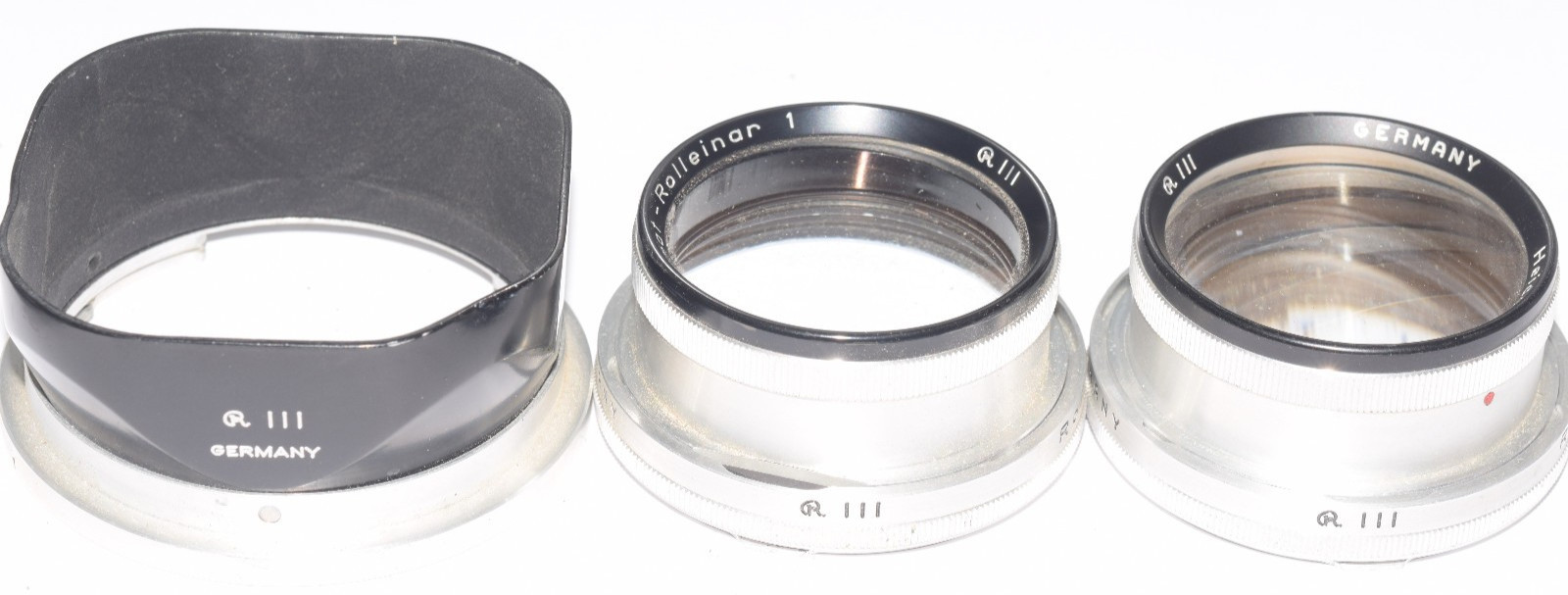 For Rolleiflex 2.8F Rolleinar 1 2 Bay III Macro Close Up Lens w/Shade 5xFilter