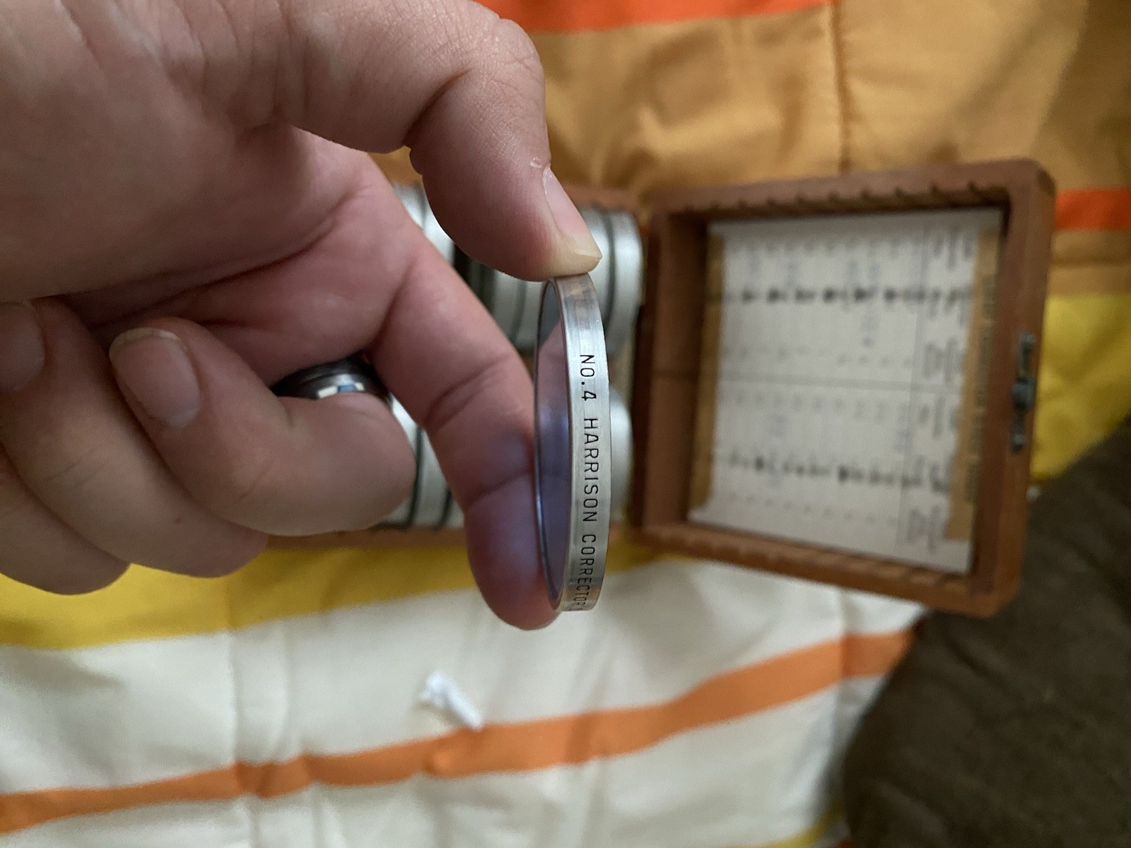 Harrison Duraline Light Corrector Disc Lens Set Vintage No. 4