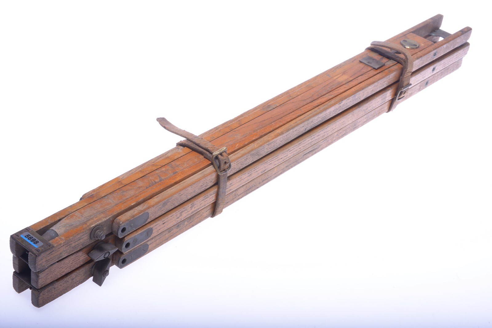 ✅ ANTIQUE WOOD TRIPOD 147CM, 57.87″ THORNTON? ROSS? LANCASTER? FIELD CAMERAS