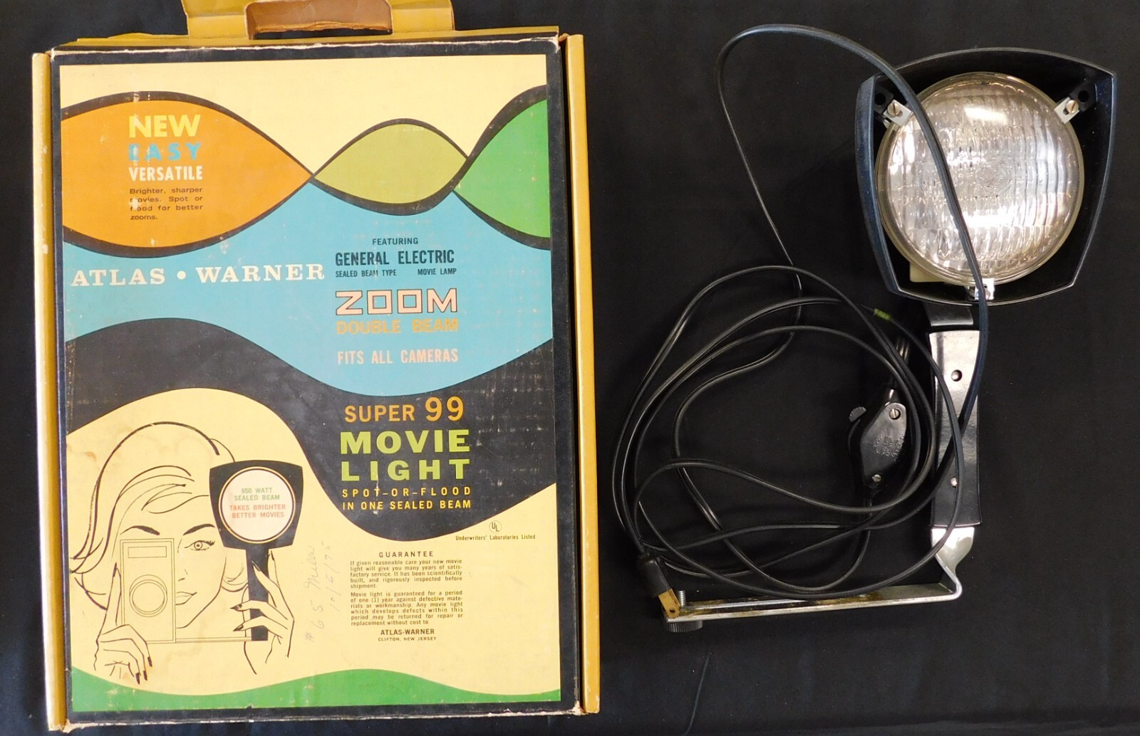 Atlas Warner General Electric Super 99 Movie Light – Double Beam