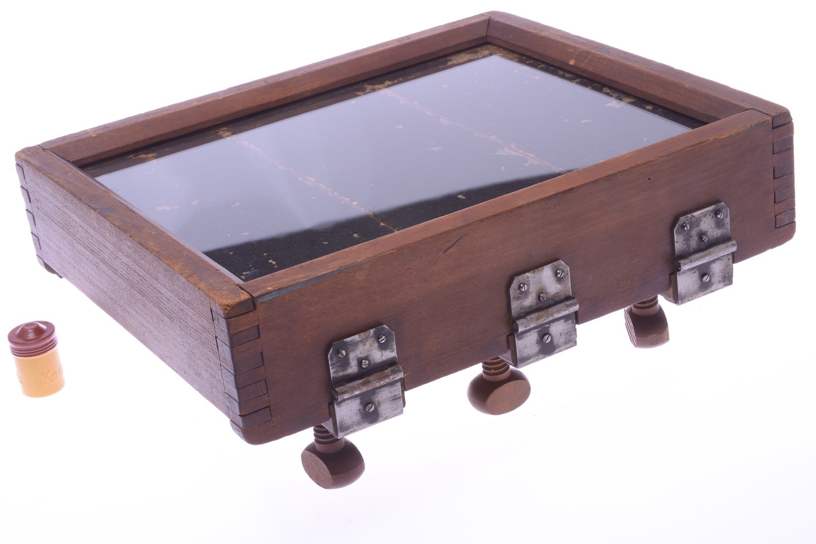 ✅ ANTIQUE WOOD CONTACT PRINTER PRINTING FRAME 39X33CM, 15.5×13.1″, 28×34 CAMERAS