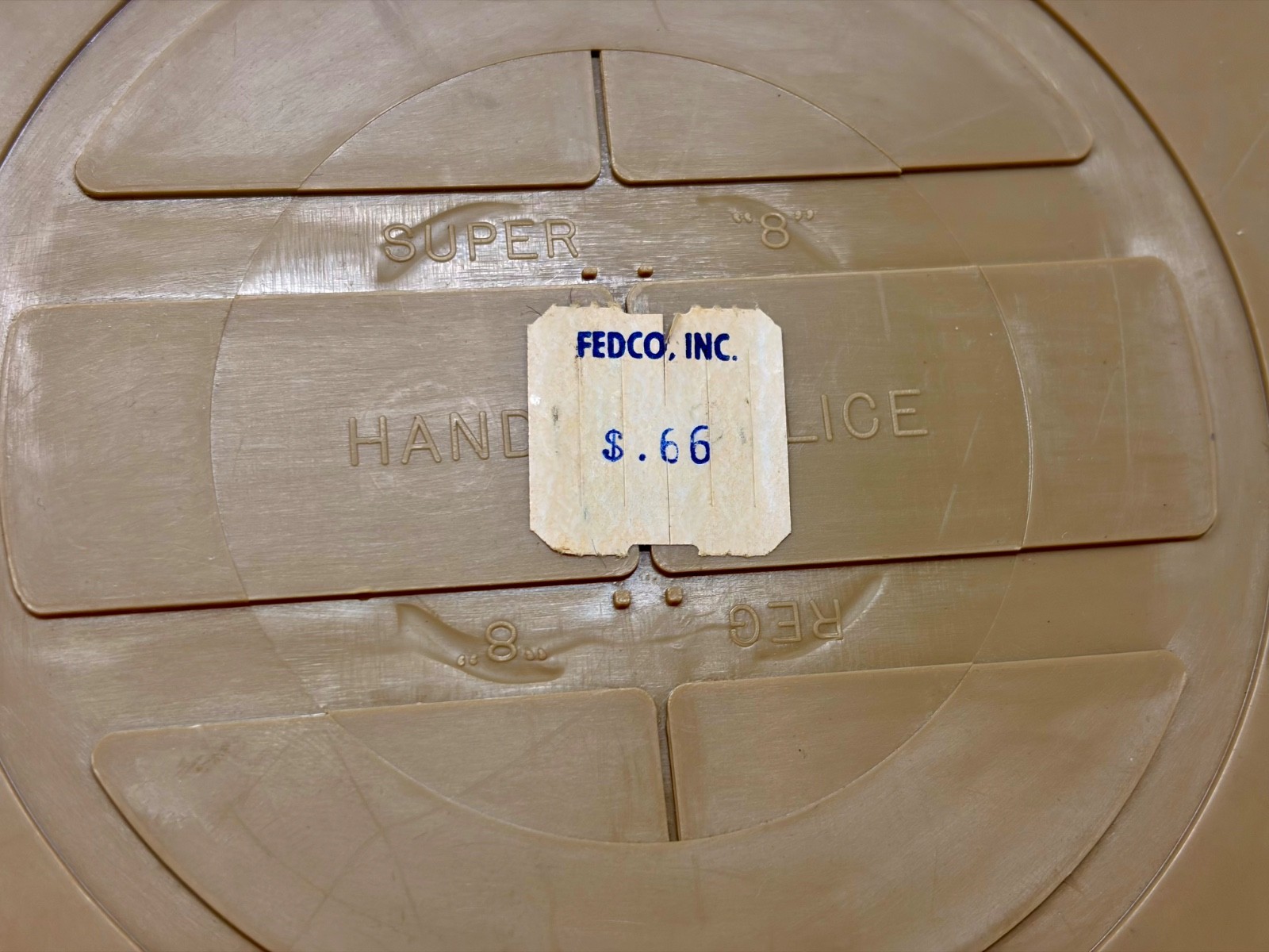 Vintage Dual 8mm Super 8mm Film Reel 400 Ft w/ Adapter Hub & Case 7 Inch Spool