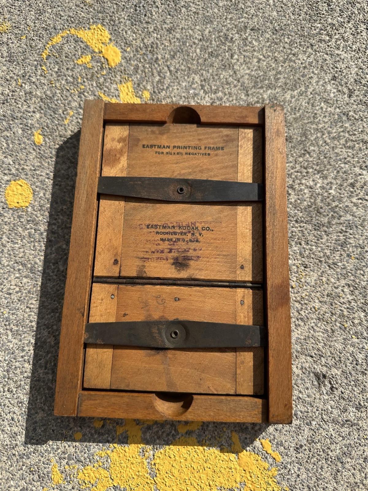 Eastman Kodak Printing Frame For 3 1/4 x 5 1/2 Negatives