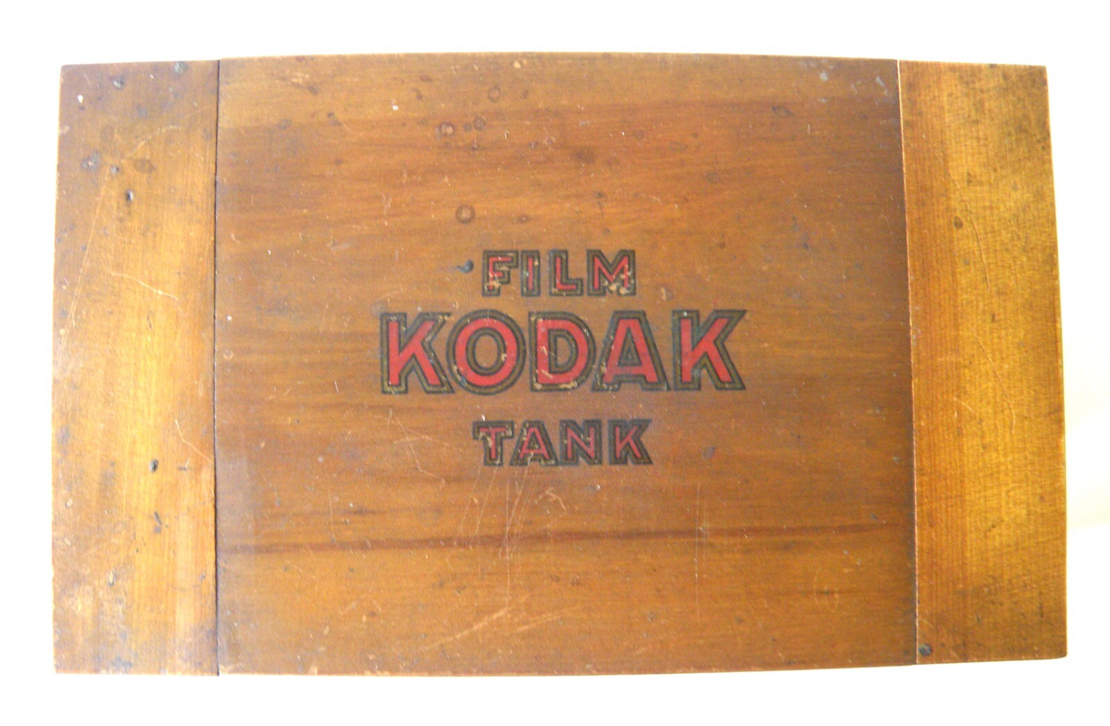 Antique Wooden Box Joint Kodak Film Tank 3 1/2in Model “B”-2 C.1907