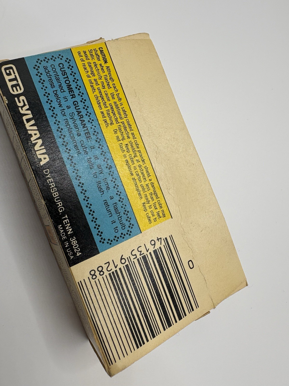 Vintage Sylvania Blue Dot Flashcubes 4 Flash Cubes