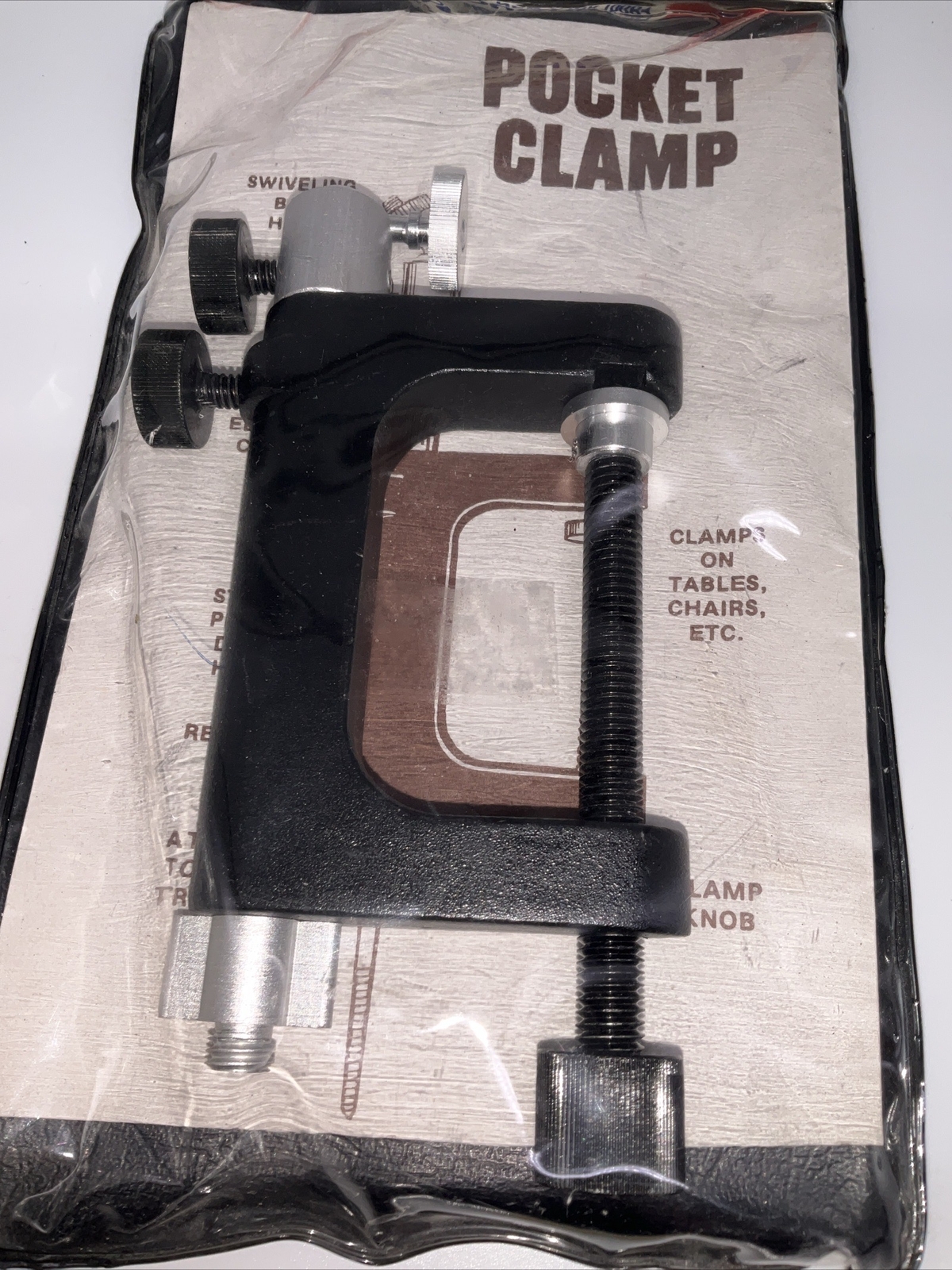 WILLOUGHBY’S Photo Pocket Clamp New Old Stock Rare
