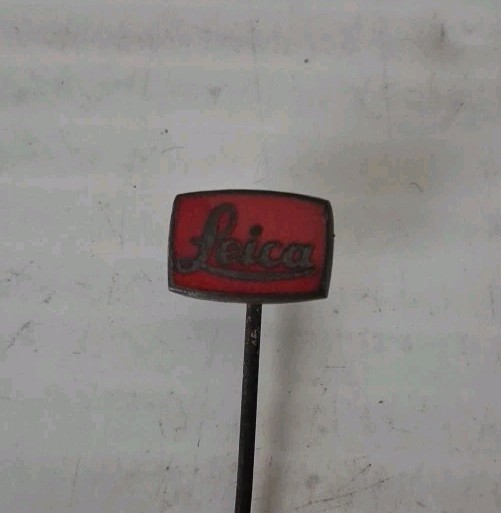 Leica Red Vintage RARE Lapel pin