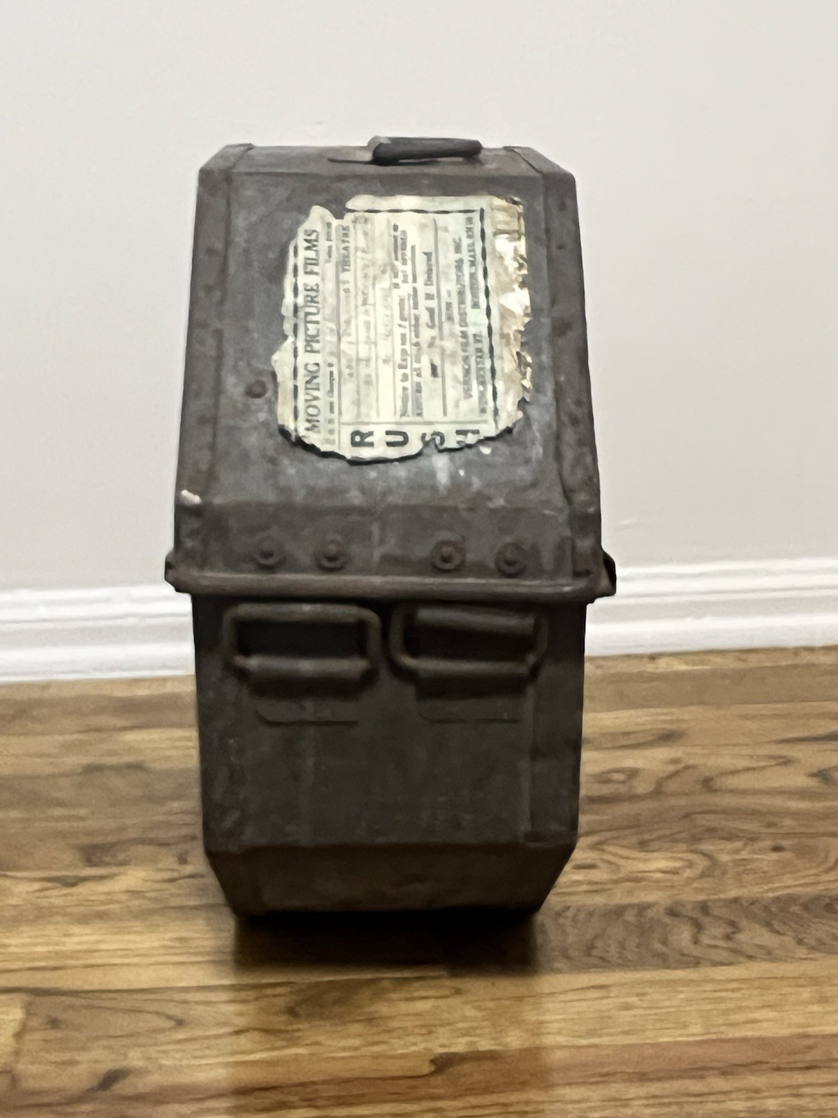 20th Century Fox Motion Picture Movie Reel Shipping Metal Canister Case Box 1970