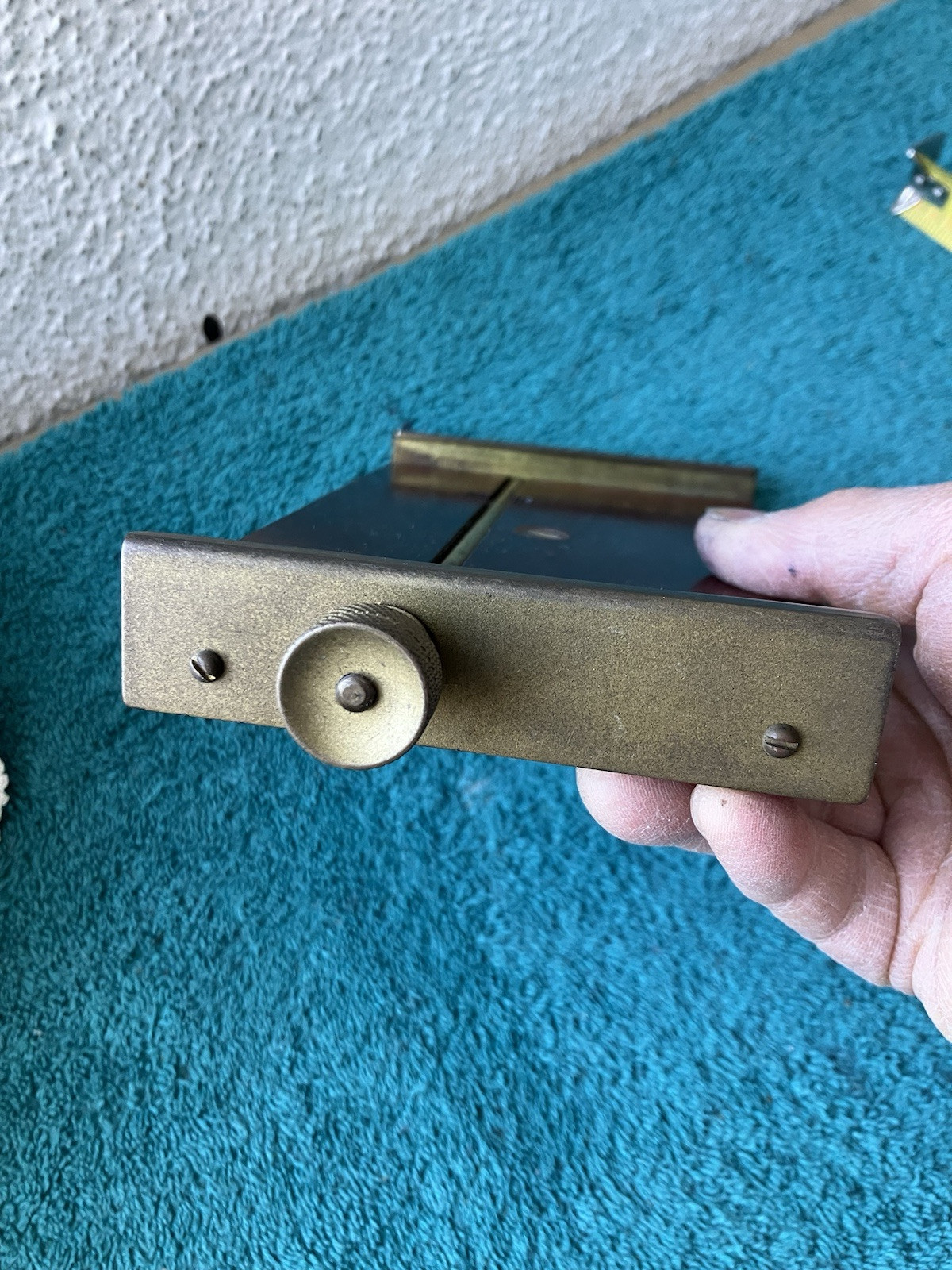 Antique Photography Sliding Tripod Block 6 3/4”x 4 1/8”