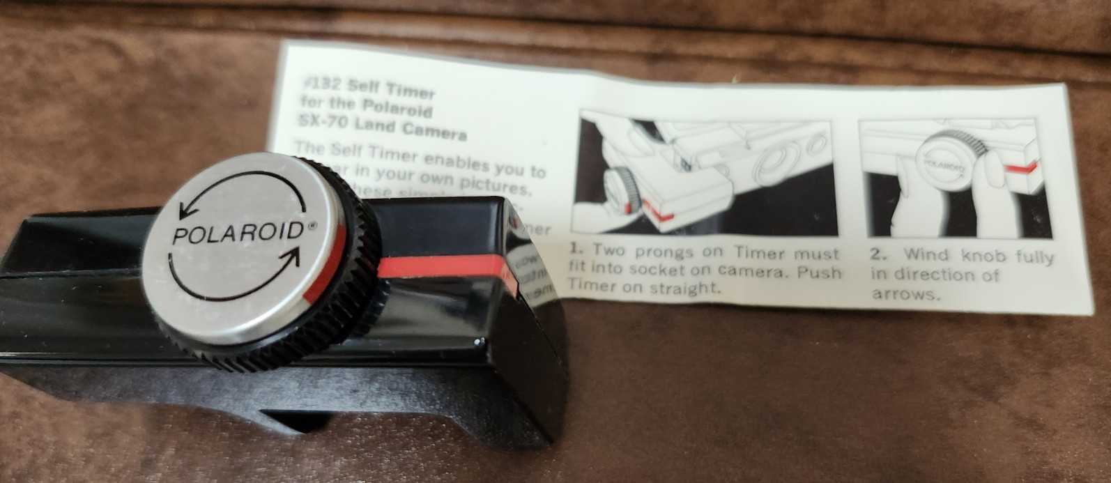 Vintage Polaroid #132 Self Timer for SX 70 Land Camera – NEW w/ Box Free Ship
