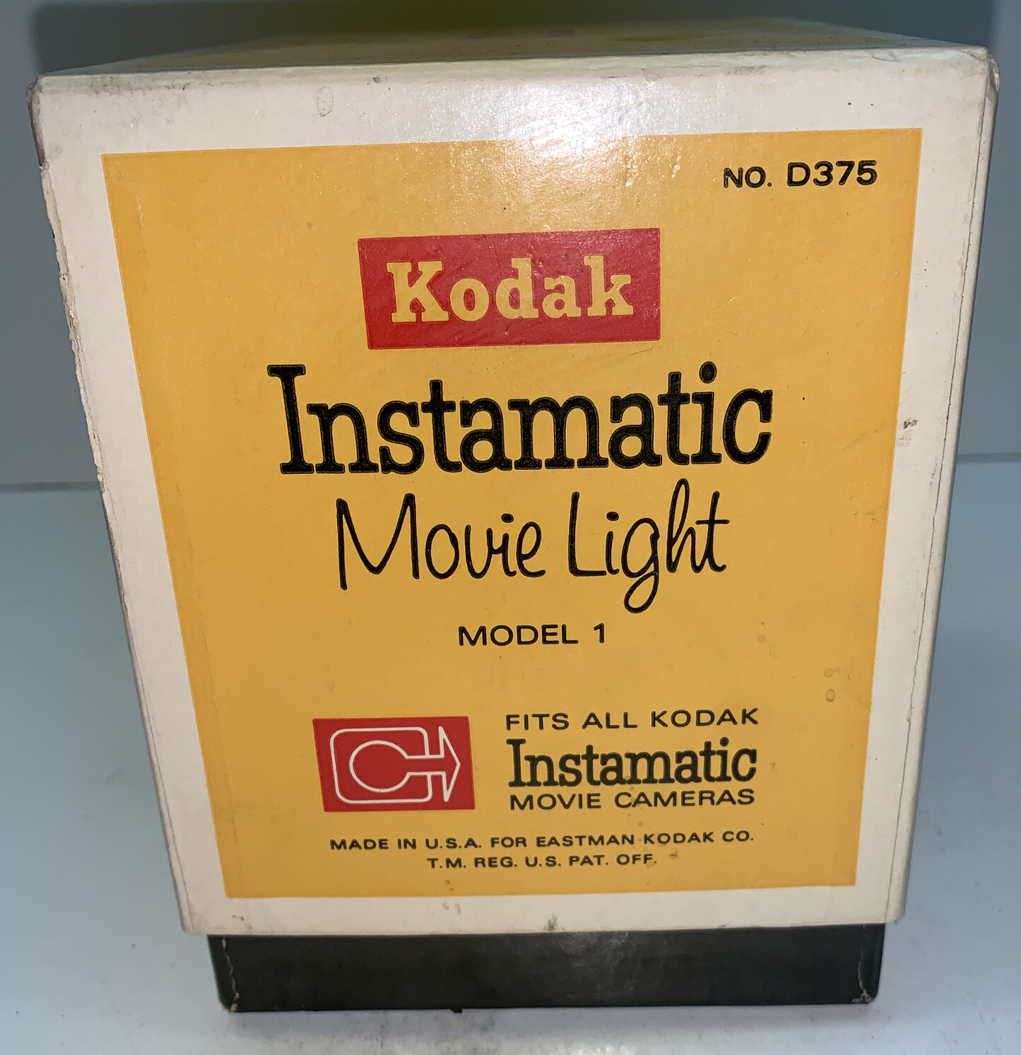 Vintage Kodak Instamatic Movie Light Model 1 Original Box ***READ*** X