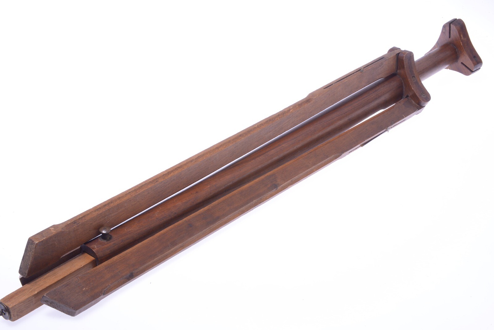 ✅ ANTIQUE WOOD TRIPOD ‘LE PLIABLE’ *VERY INTERESTING* 140CM 55.11″ VIEW CAMERA