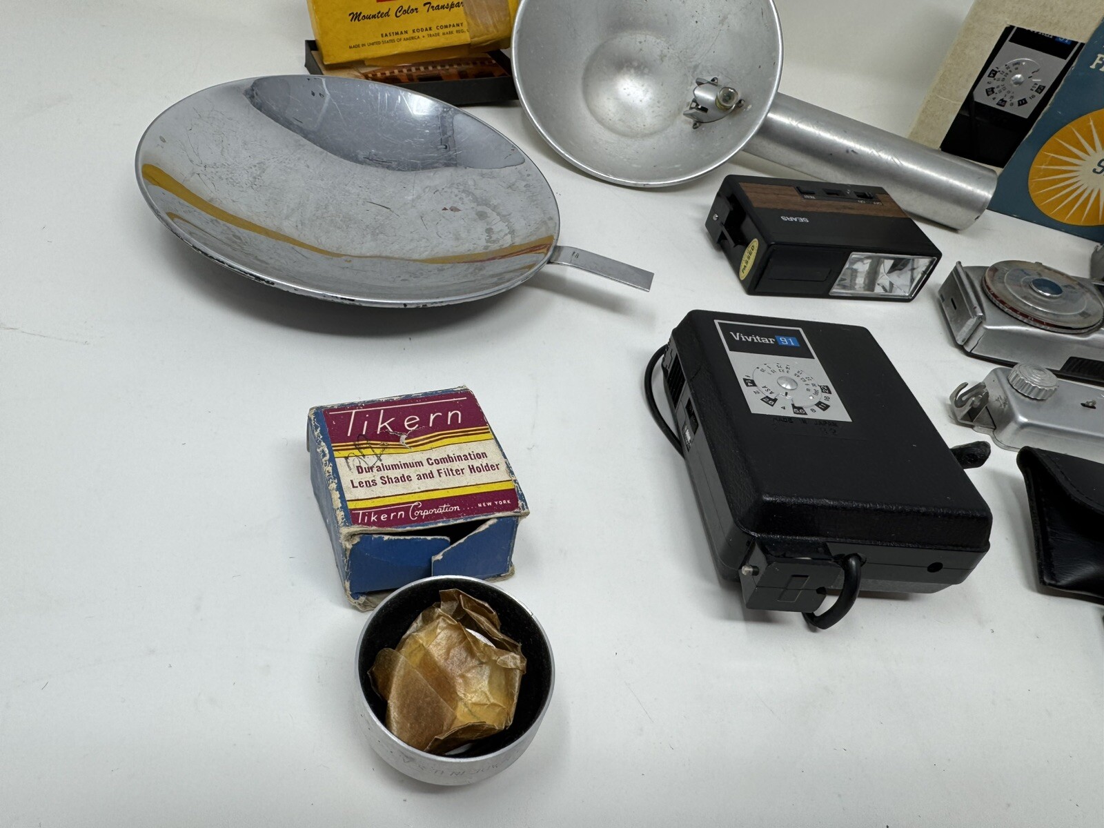 Mixed Lot Of Vintage Camera Accessories Parts Untested
